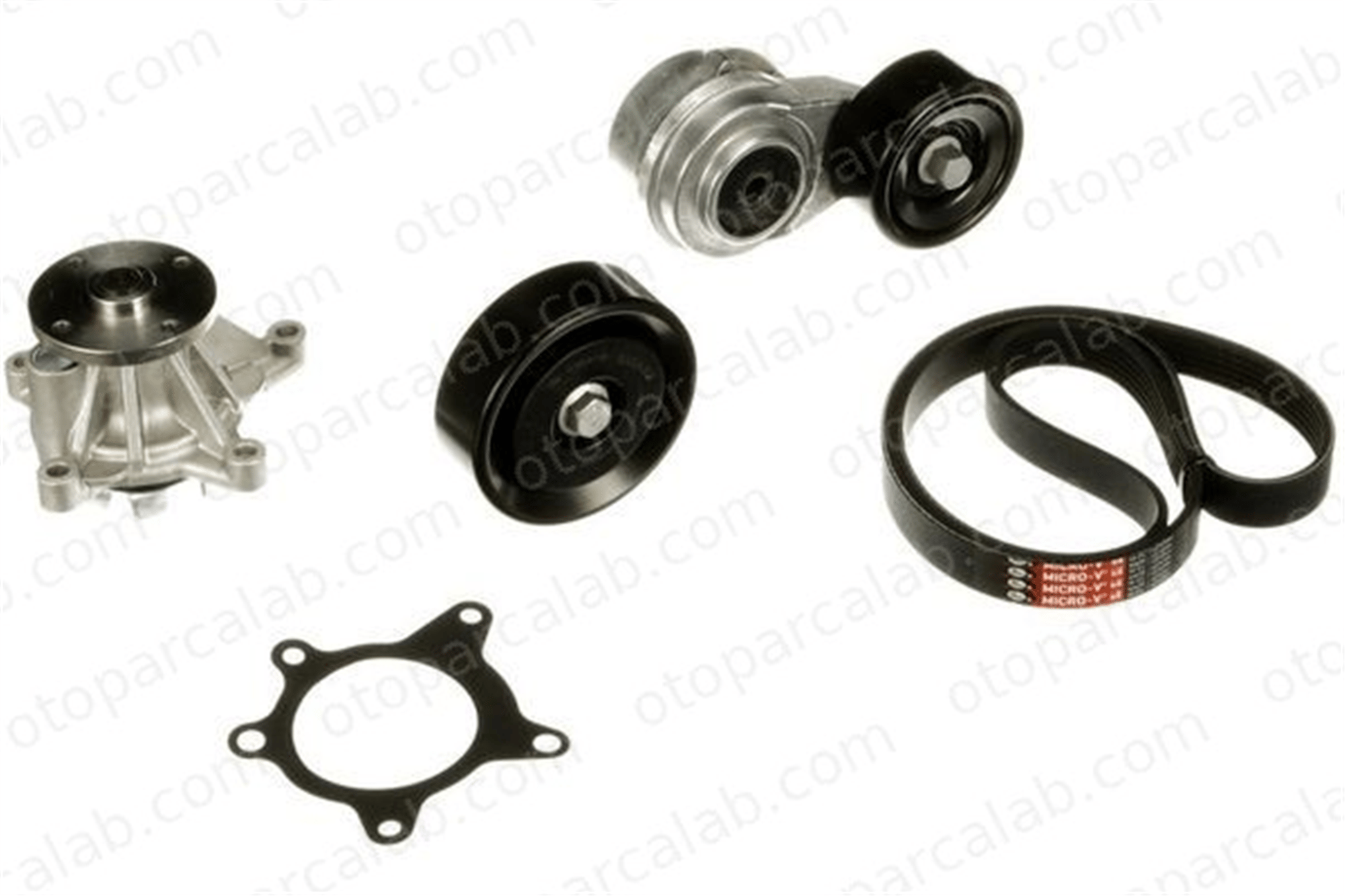 GATES KP96PK2138 Vantilatör Kayış Seti HYUNDAI ACCENT IV Sedan KIA CERATO II Sedan 252122B000