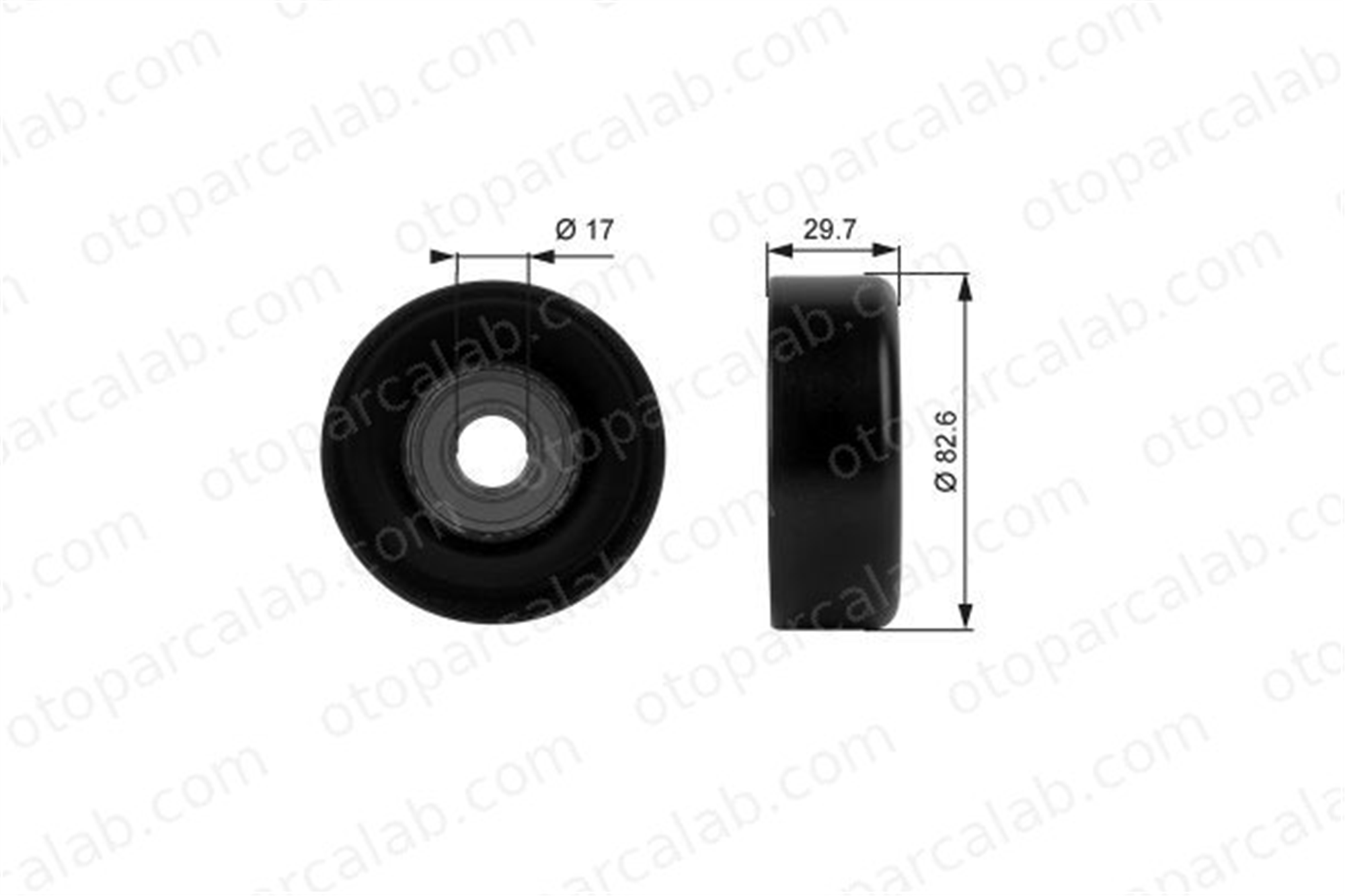 GATES T38005 Vantilatör Kayış Gergi Rulmanı FORD USA WINDSTAR PONTIAC TRANS SPORT F4DE6C348BB 3383268
