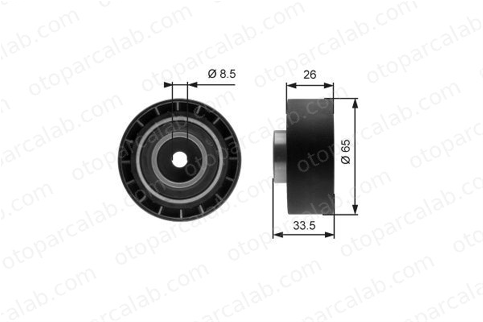 GATES T39057 Vantilatör Kayış Gergi Rulmanı ROVER 200 II Hatchback 25 I Hatchback CDU2049 PQR10028