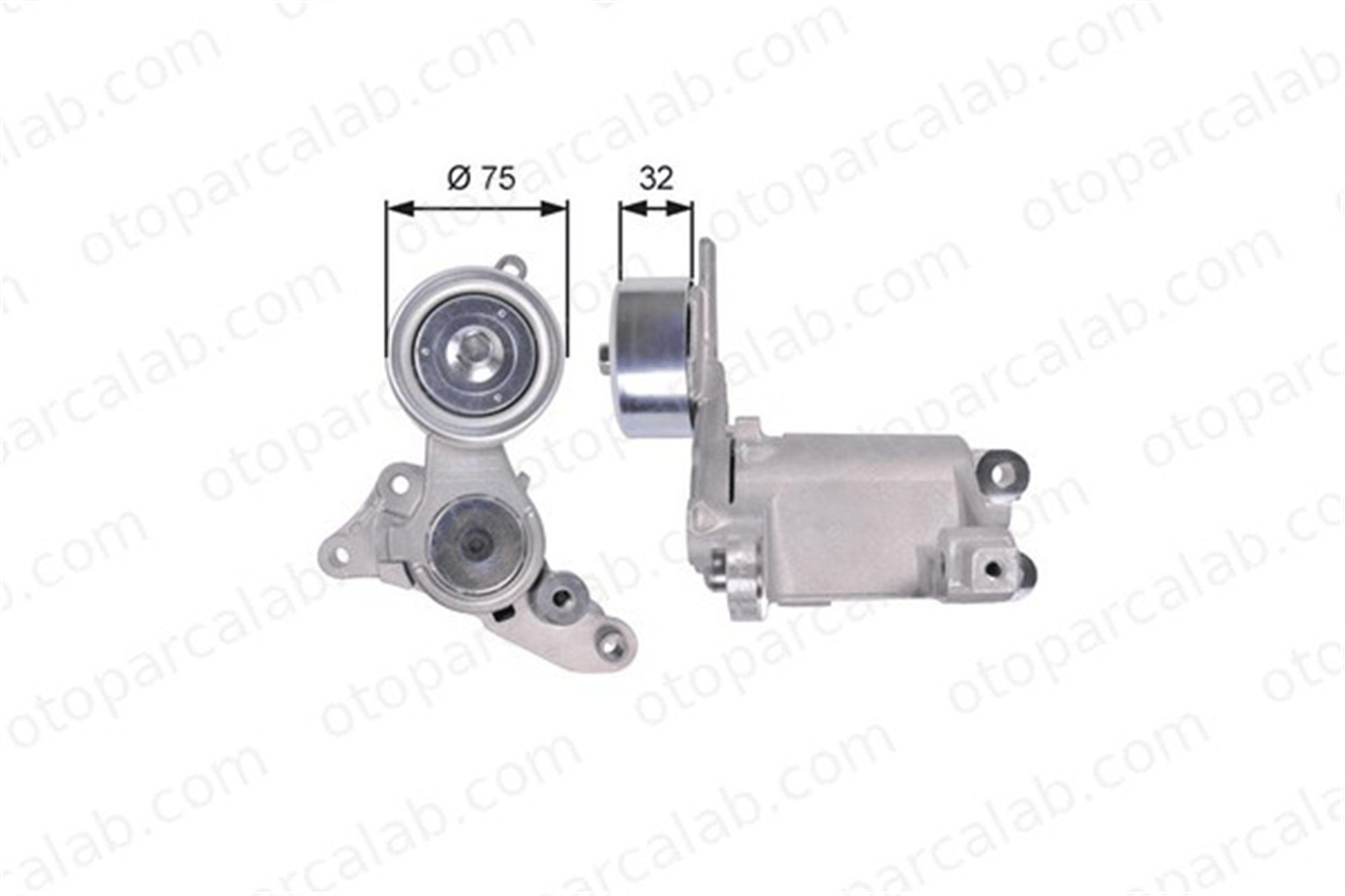 GATES T39135 Vantilatör Kayış Gergi Rulmanı TOYOTA HILUX VII Pick-up HIACE IV Minibüs/Otobüs 166200L020 1662030020