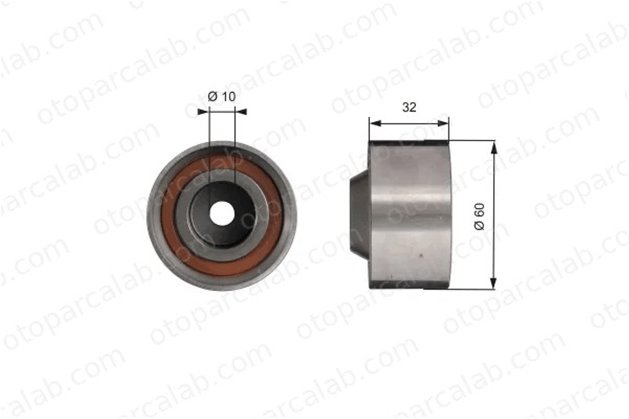 GATES T42017 Triger Gergi Rulmanı MITSUBISHI SPACE WAGON L400 Minibüs/Otobüs SMD156604 MD156604