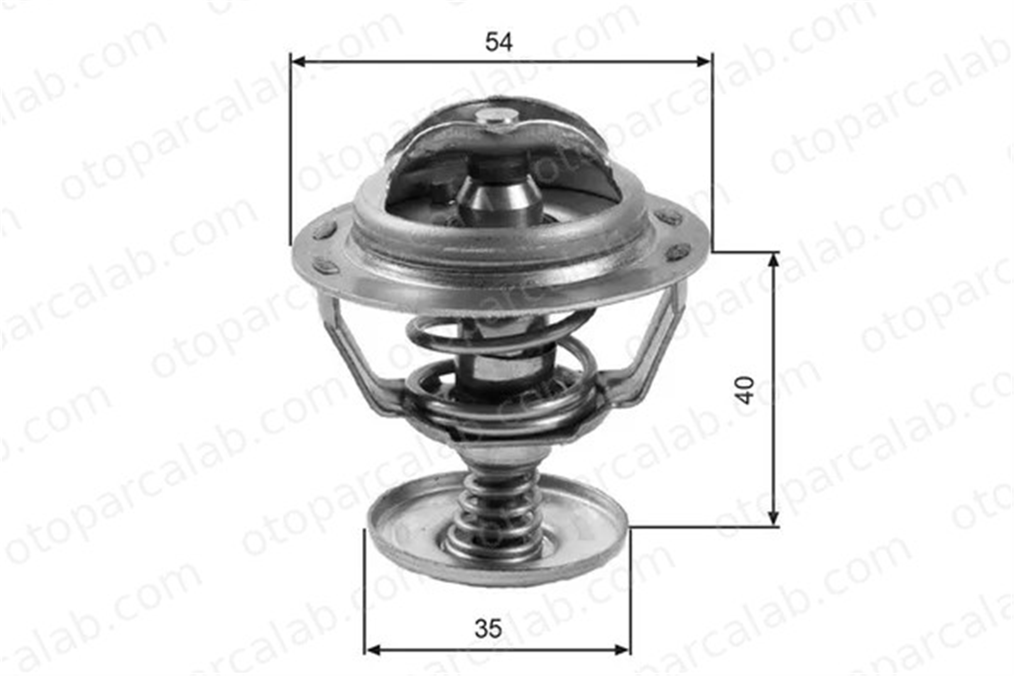 GATES TH06082G1 Termostat 82 °C FORD KA FIESTA IV 2S6G8A586A2H XS6E8575AE