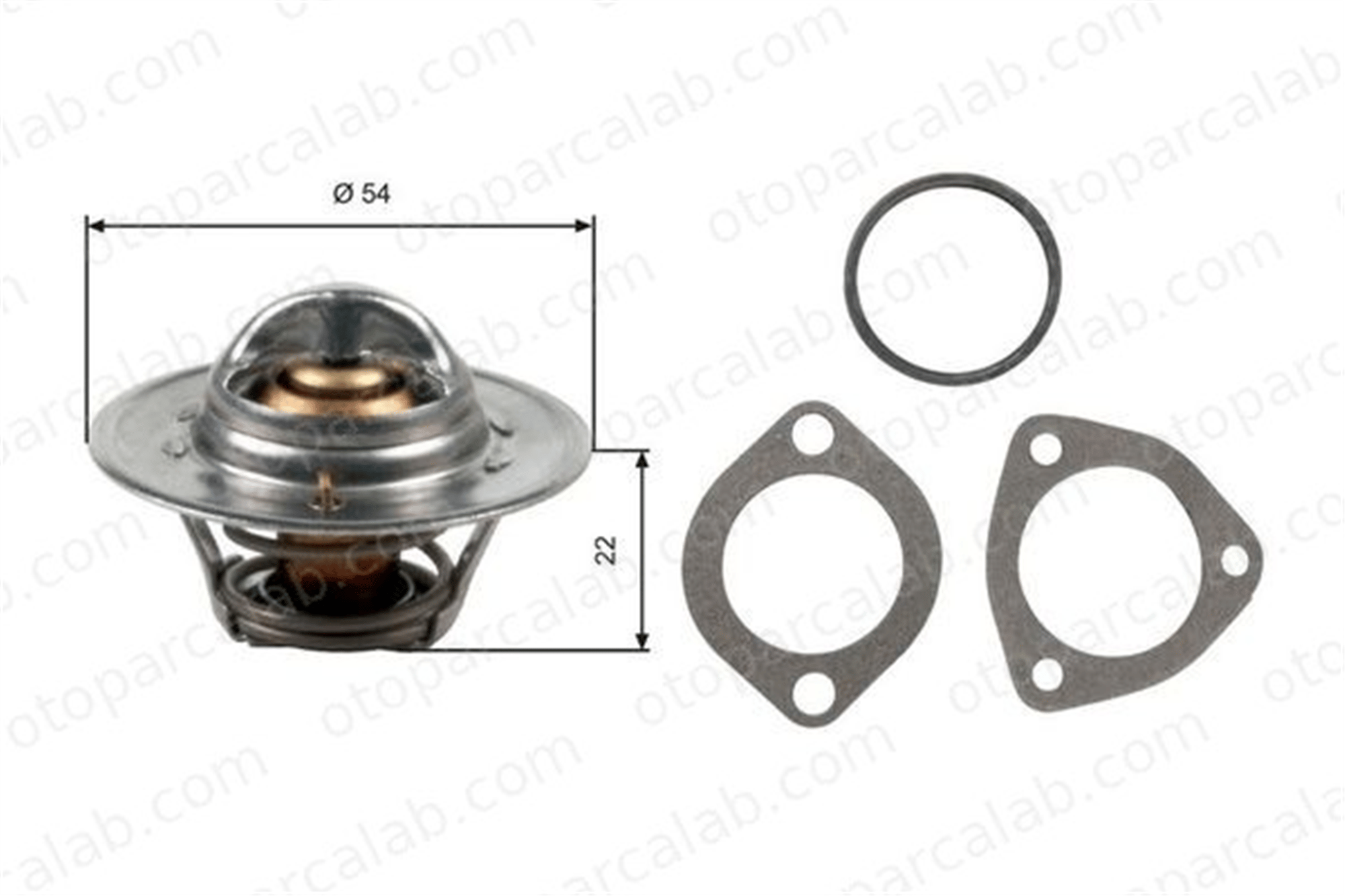 GATES TH12792G1 Termostat 92 °C VOLVO 440 460 89BM8575AD 1472378
