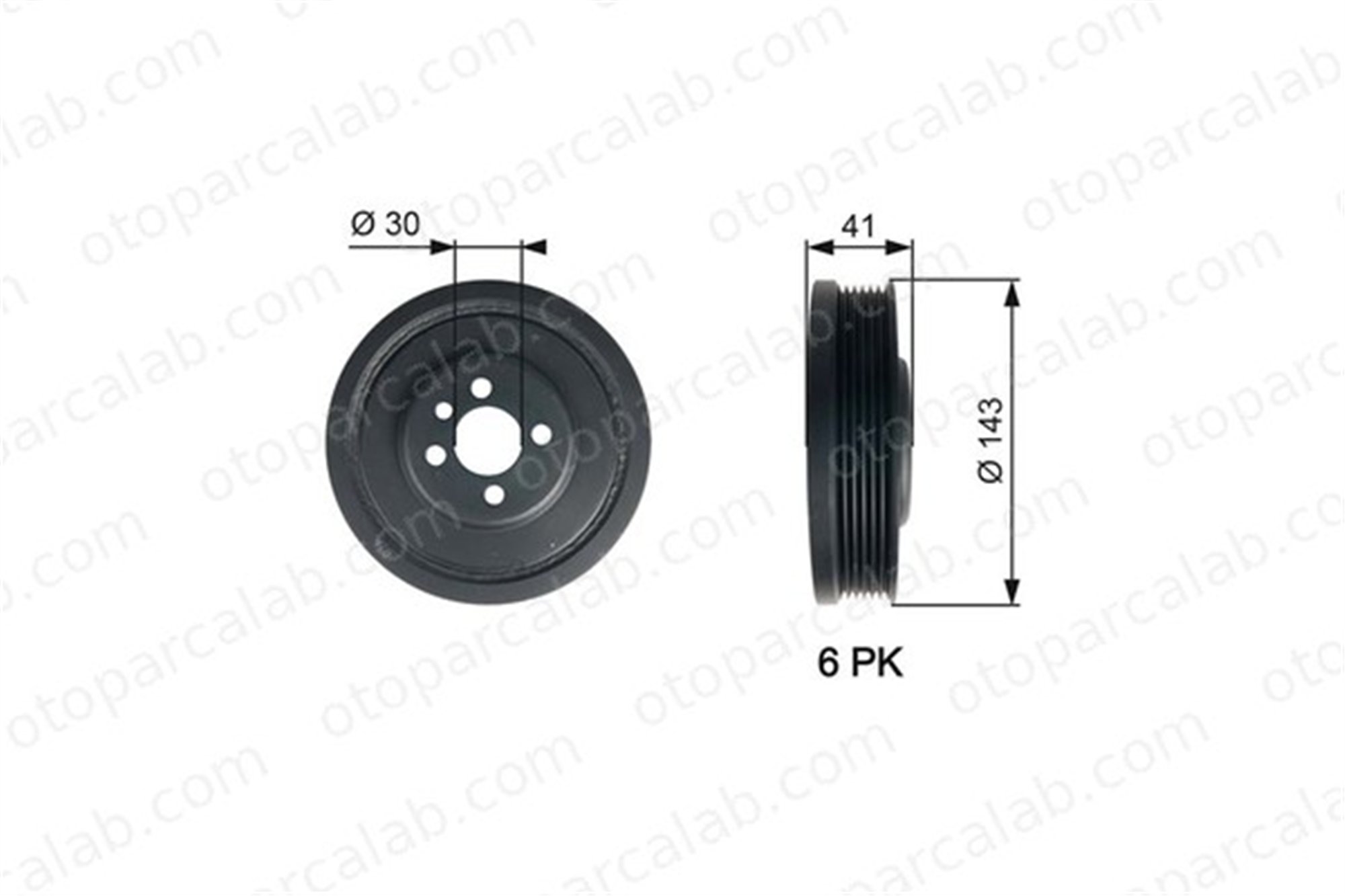 GATES TVD1001 Krank Kasnak AUDI A3 Sportback A3 38105243E 038105243E