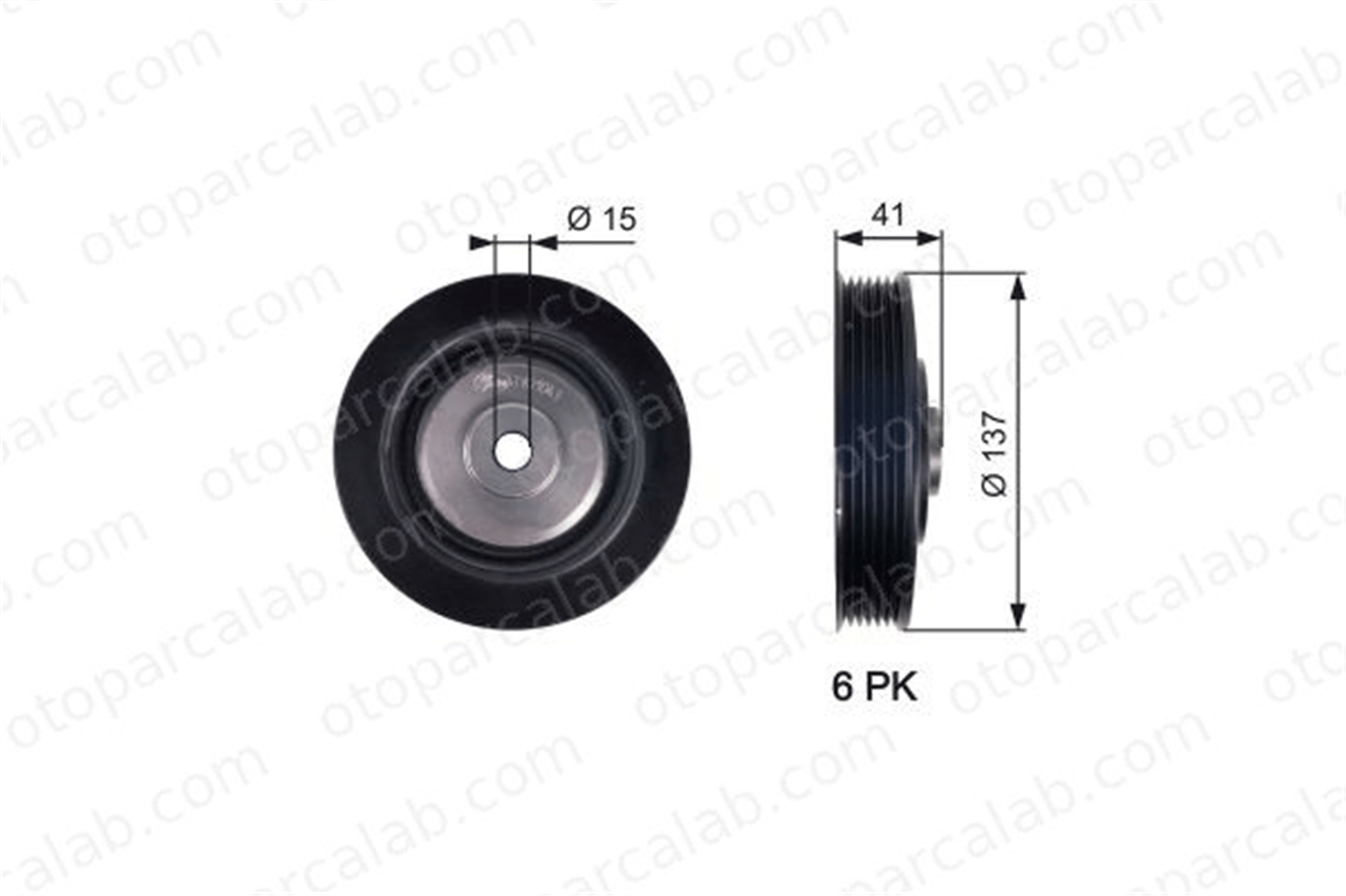 GATES TVD1043 Krank Kasnak RENAULT LAGUNA I LAGUNA I Grandtour 7700100882 7700100883
