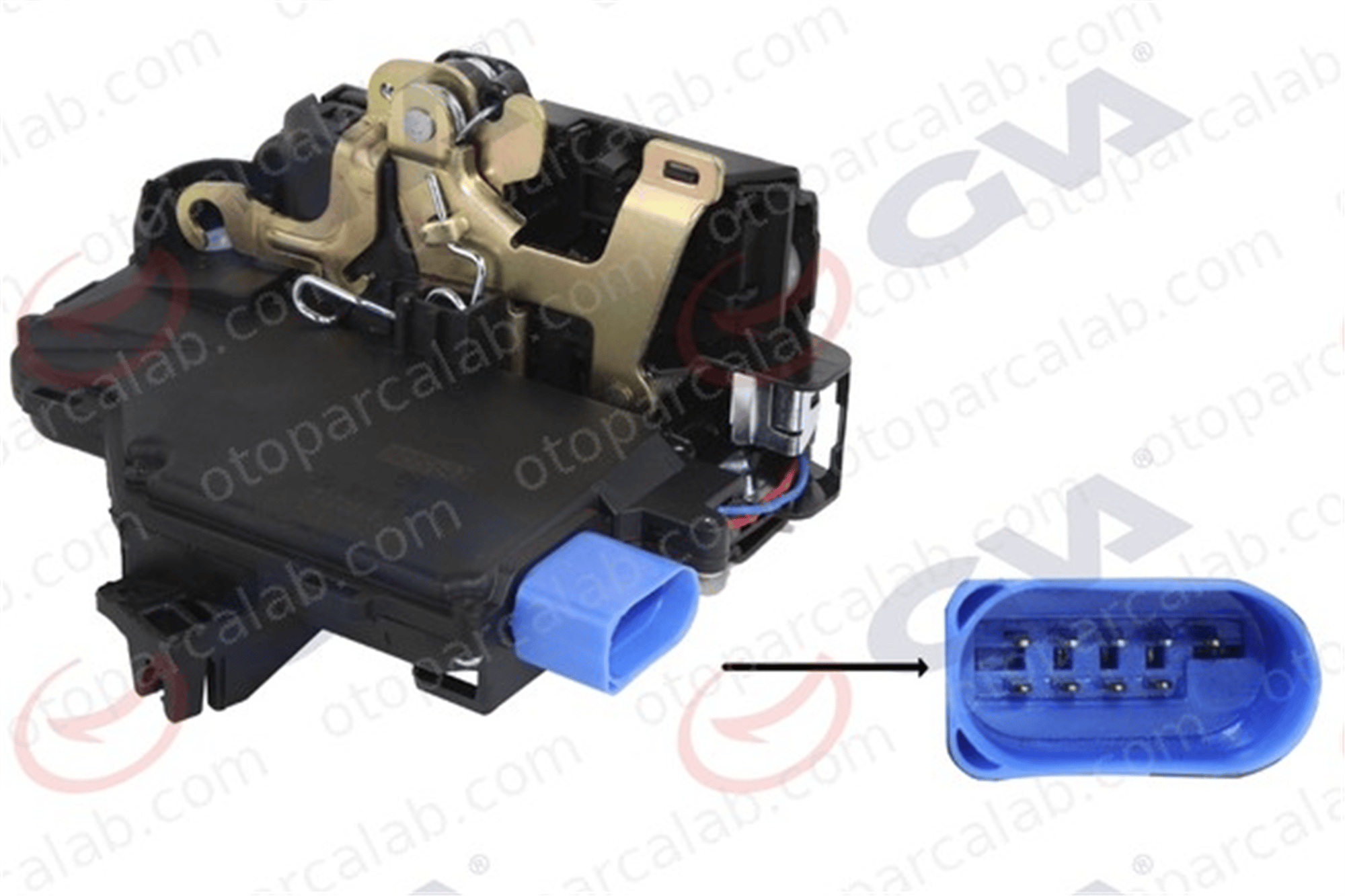 GKL 293306 Kapı Kilidi Ön Sol SKODA OCTAVIA II Combi VW GOLF V 3D1837015AB 3D1837015AD