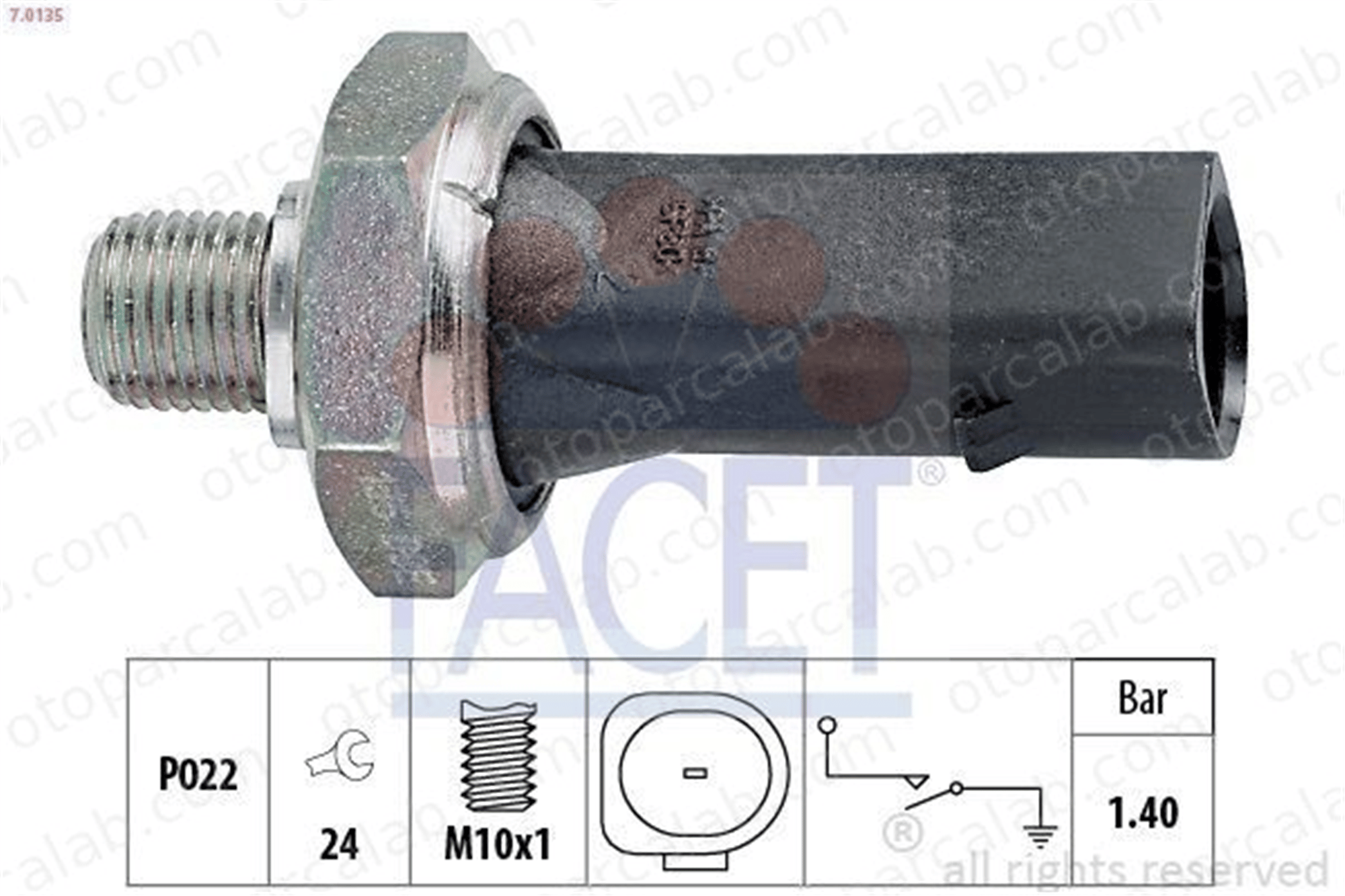 GKL 295407 Yağ Müşürü AUDI A6 C5 Avant A6 C5 6A919081A 06A 919 081 A