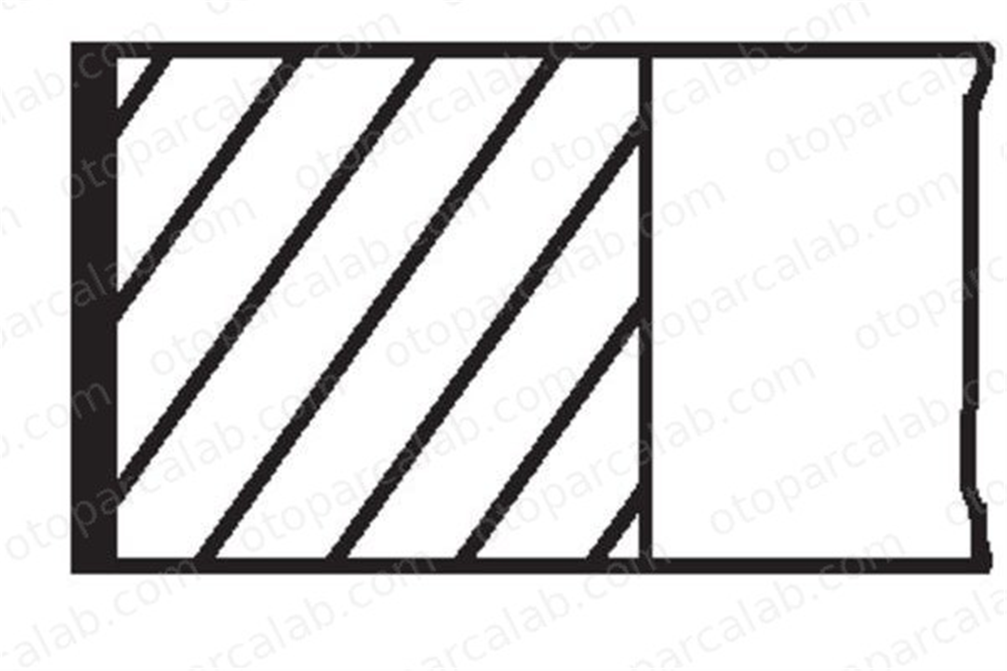 GOETZE 06-305900-10 Segman (80.00MM STD) OPEL KADETT D PEUGEOT 205 II 630590010 2431100