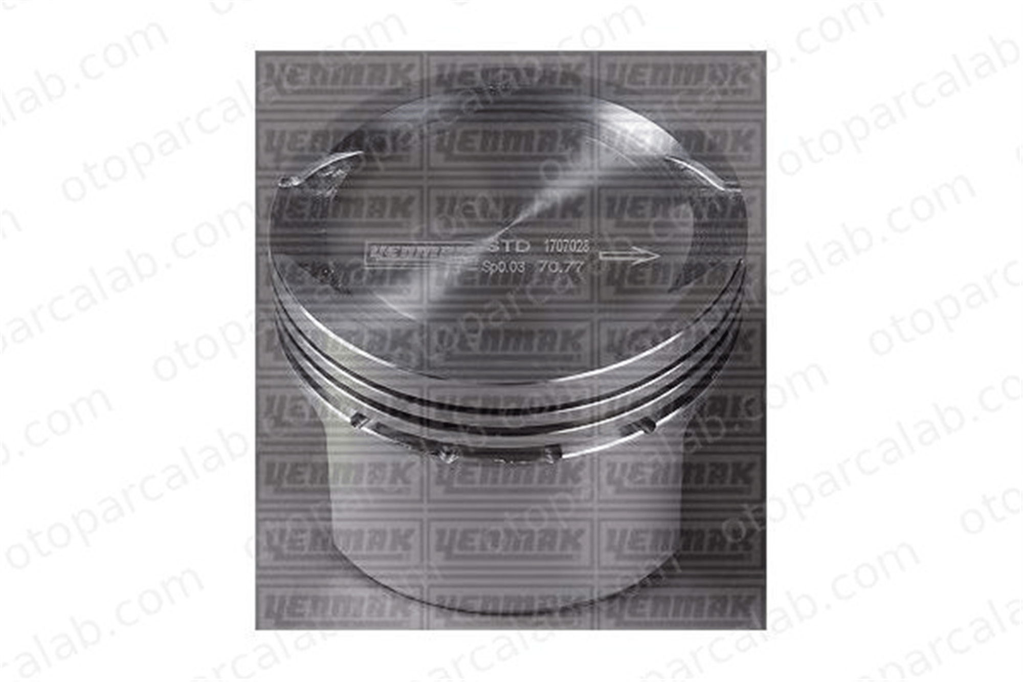 GOETZE 87-70704-STD-B Piston (70.80MM-STD) FIAT PANDA PUNTO 8783590012 5893650