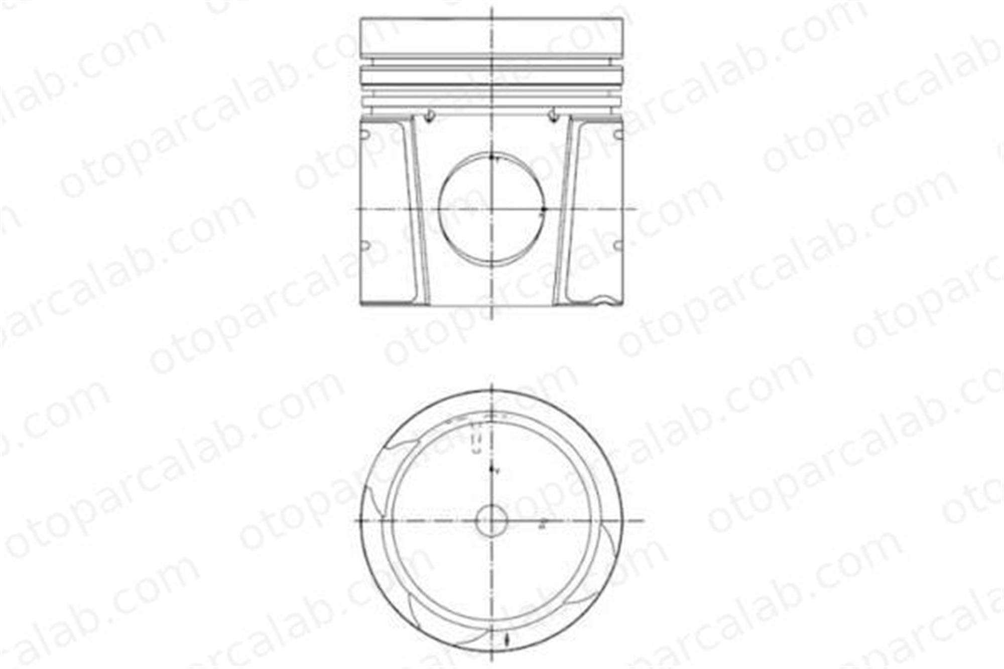 GOETZE 87-72475-STD Piston (130.00MM-STD) DAF XF II XD 1746914 1638356