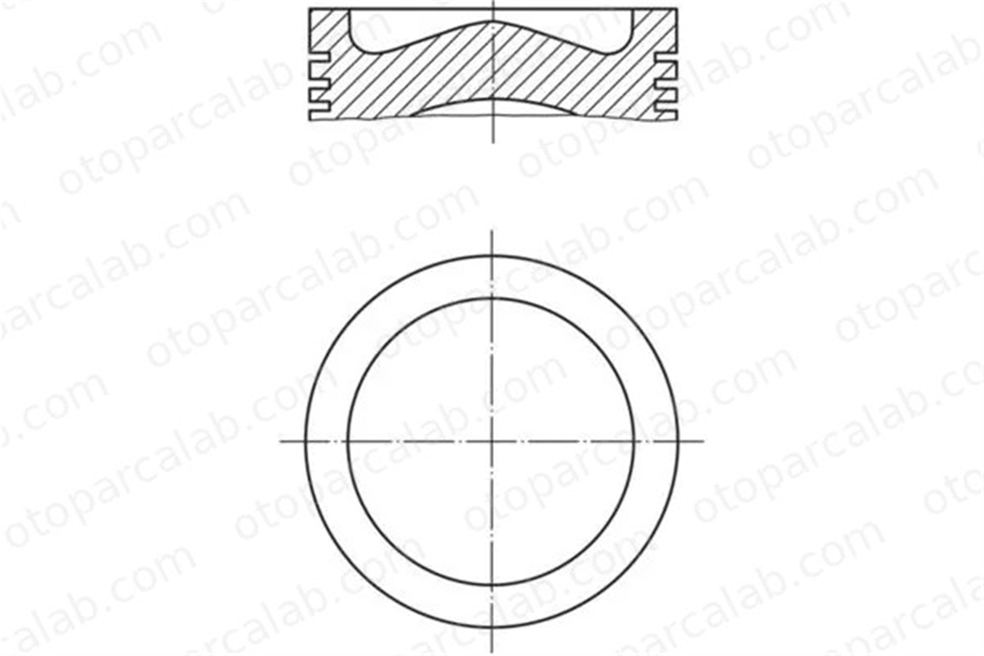 GOETZE 87-72771-STD Piston (73.70MM-STD) FORD FIESTA VI FIESTA VI Van 8783840002 628W2