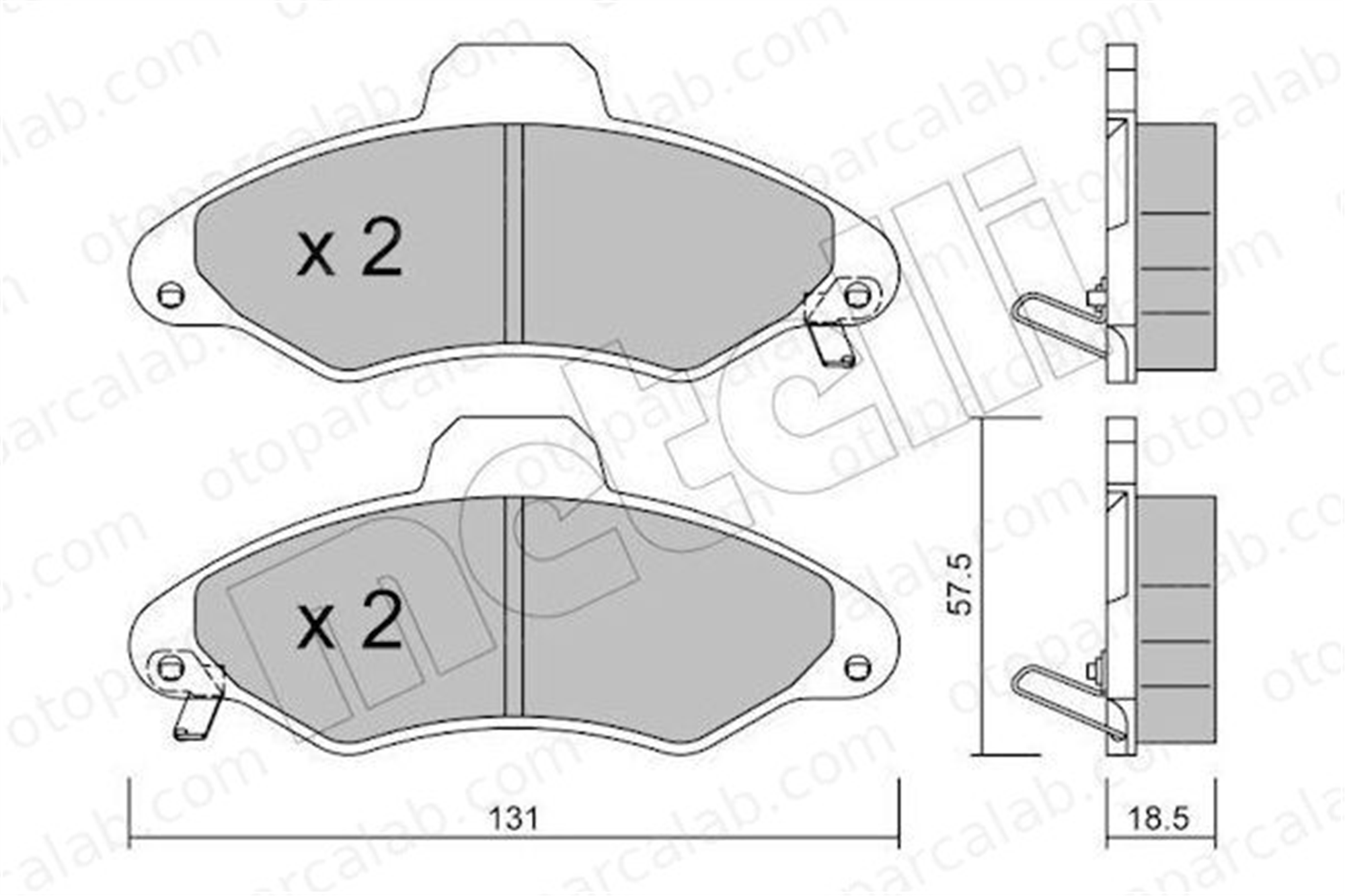 GOODYEAR 101018 Fren Disk Balata Ön FORD ESCORT VI Sedan ESCORT VI Turnier 97AX2K021AB 1015308