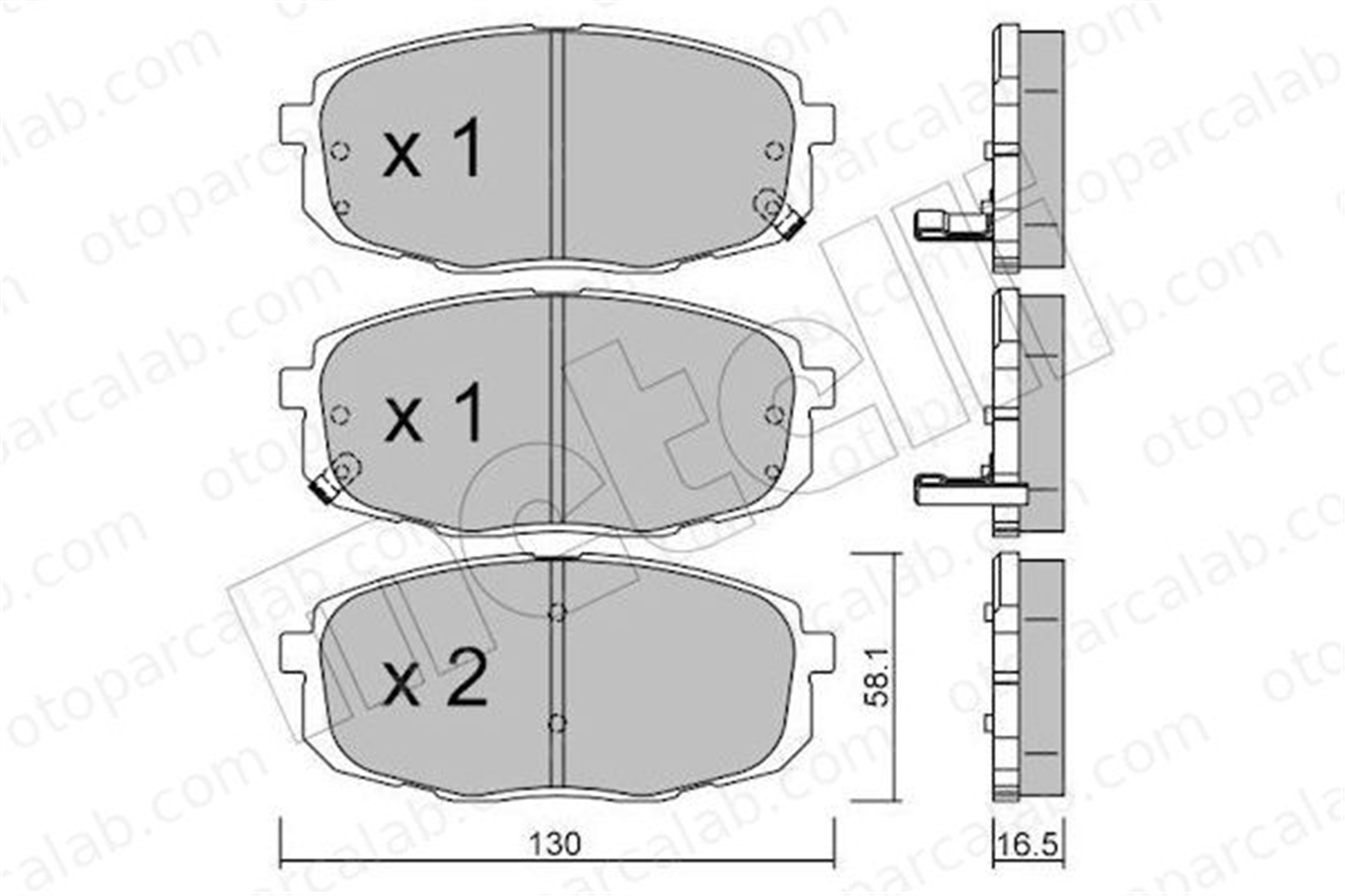 GOODYEAR 101055 Fren Disk Balata Ön KIA CEE'D SW PRO CEE'D 581011HA00 581011HA10