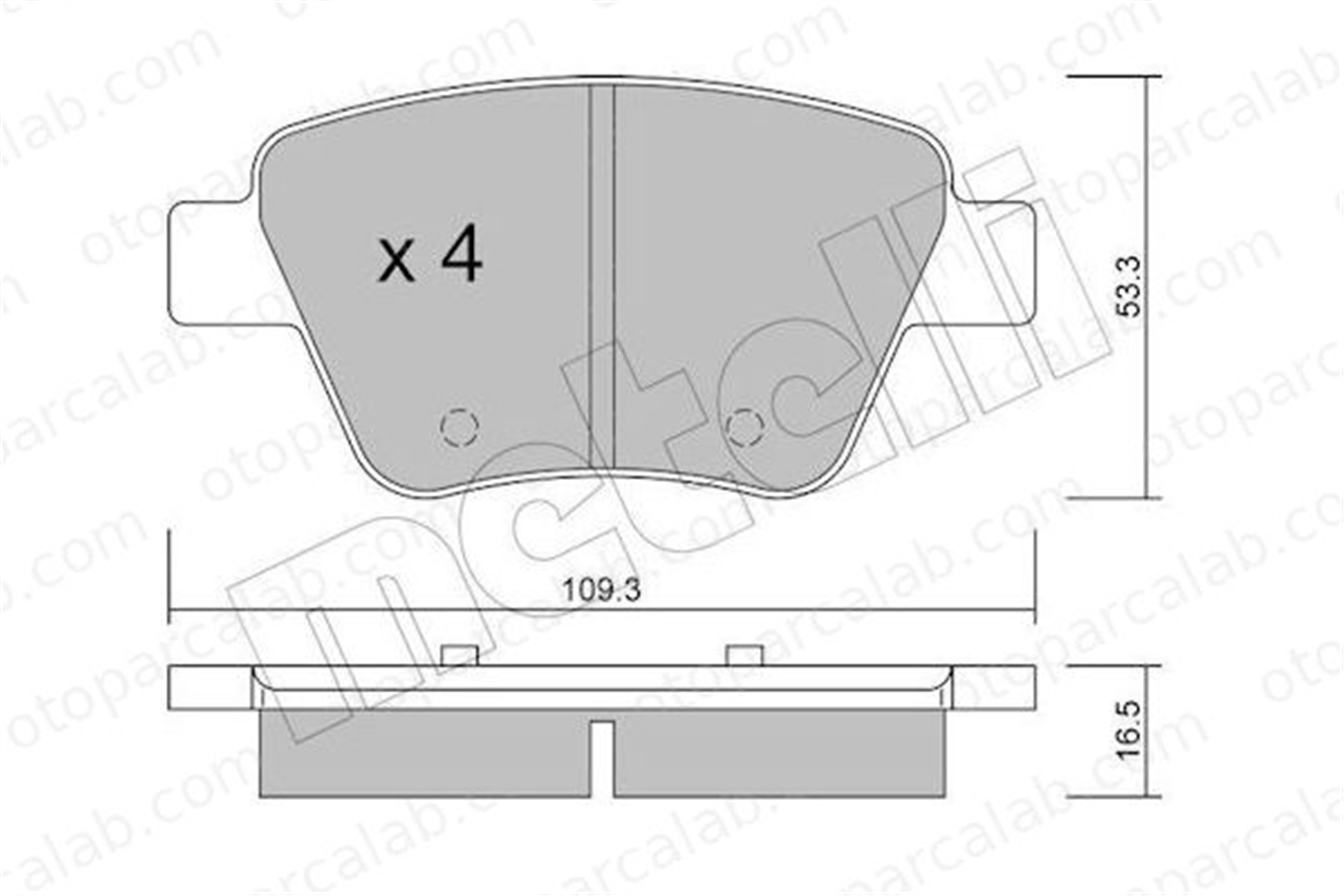 GOODYEAR 101132 Fren Disk Balata Arka AUDI A3 A3 Sportback 5K0698451 2K5698451