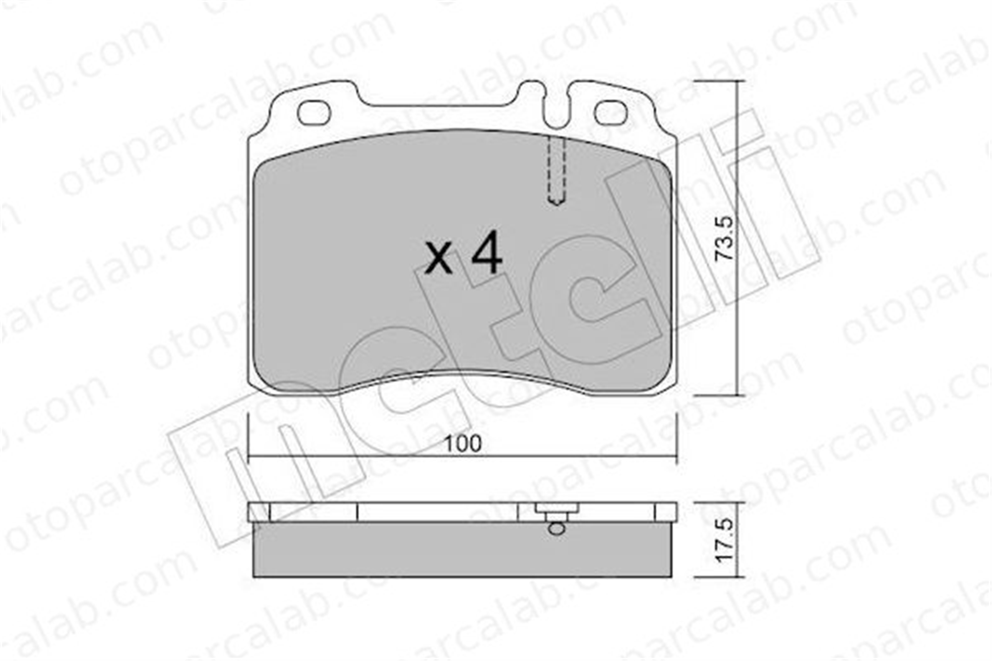 GRAP 93628 Fren Disk Balata Ön MERCEDES-BENZ SL 124 Sedan A0054200220 14209420