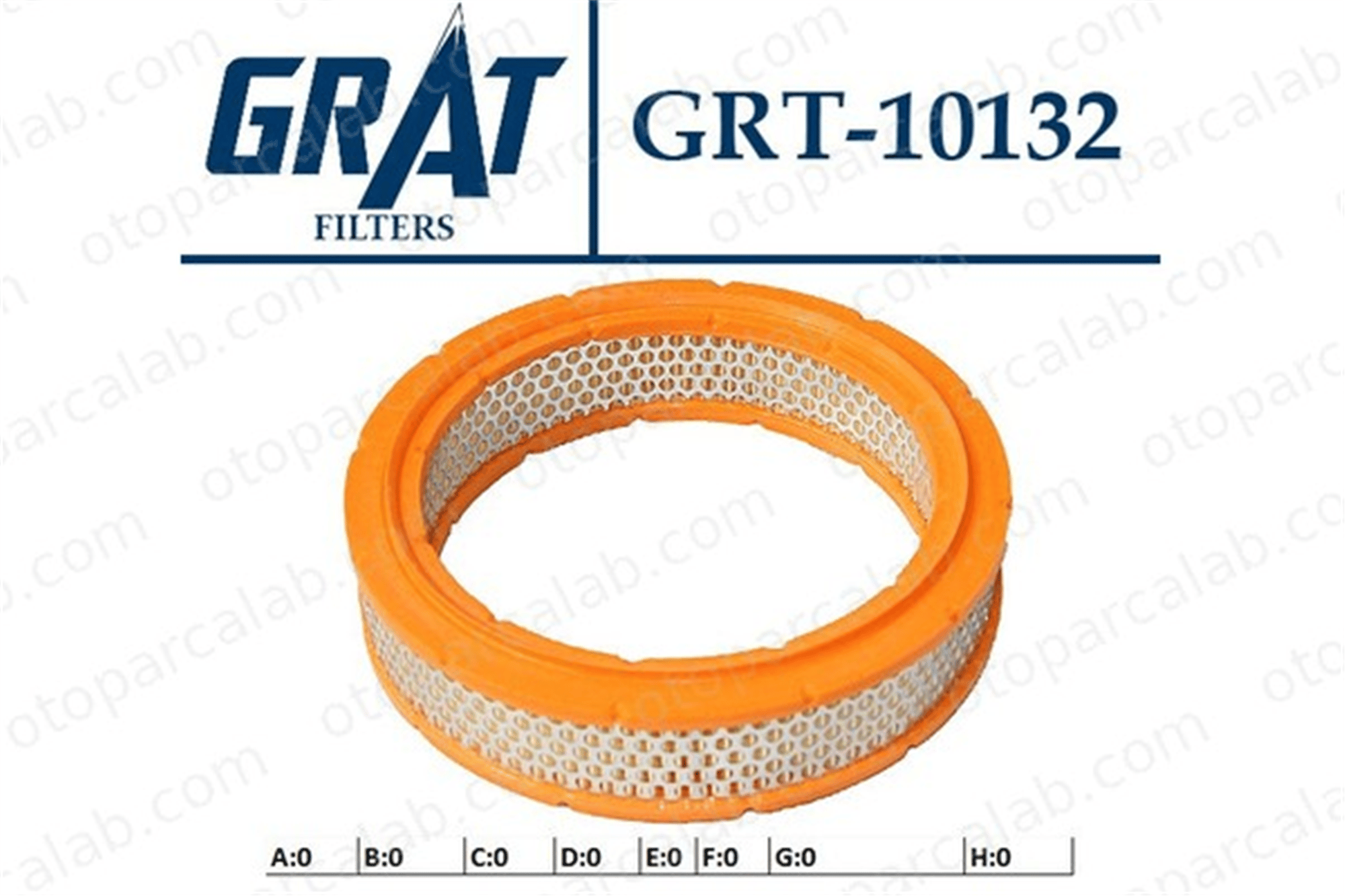 GRAT 10132 Hava Filtresi FIAT RITMO 131 Familiare/Panorama 4363560 1444N3