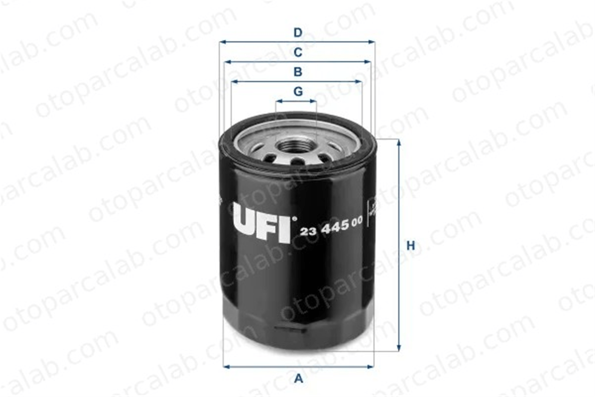 GRAT 10205/BX Yağ Filtresi ALFA ROMEO 155 75 7175423 1109W7