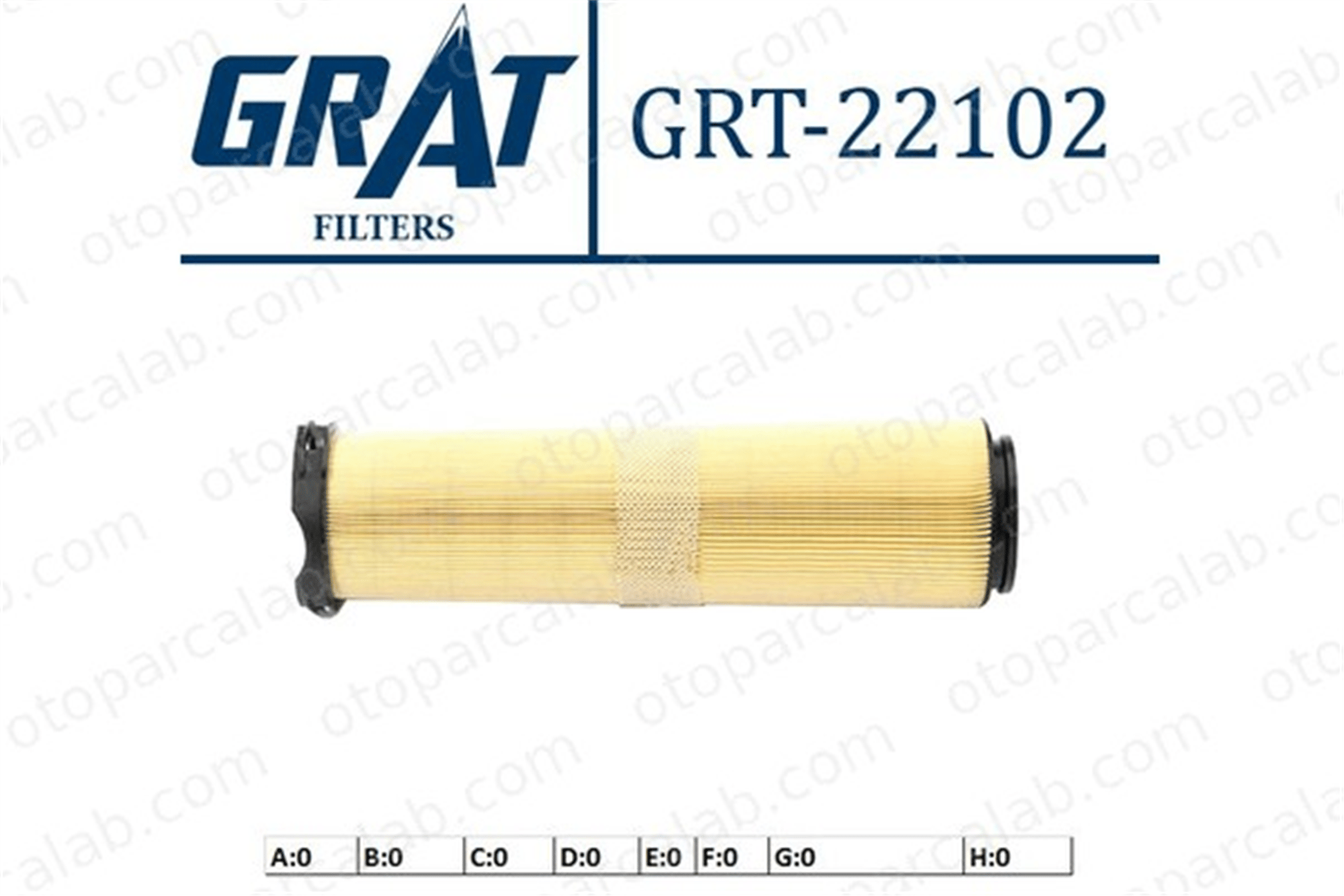 GRAT 22102 Hava Filtresi MERCEDES-BENZ E-SERISI E-SERISI T-Model A6110940204 6110940204