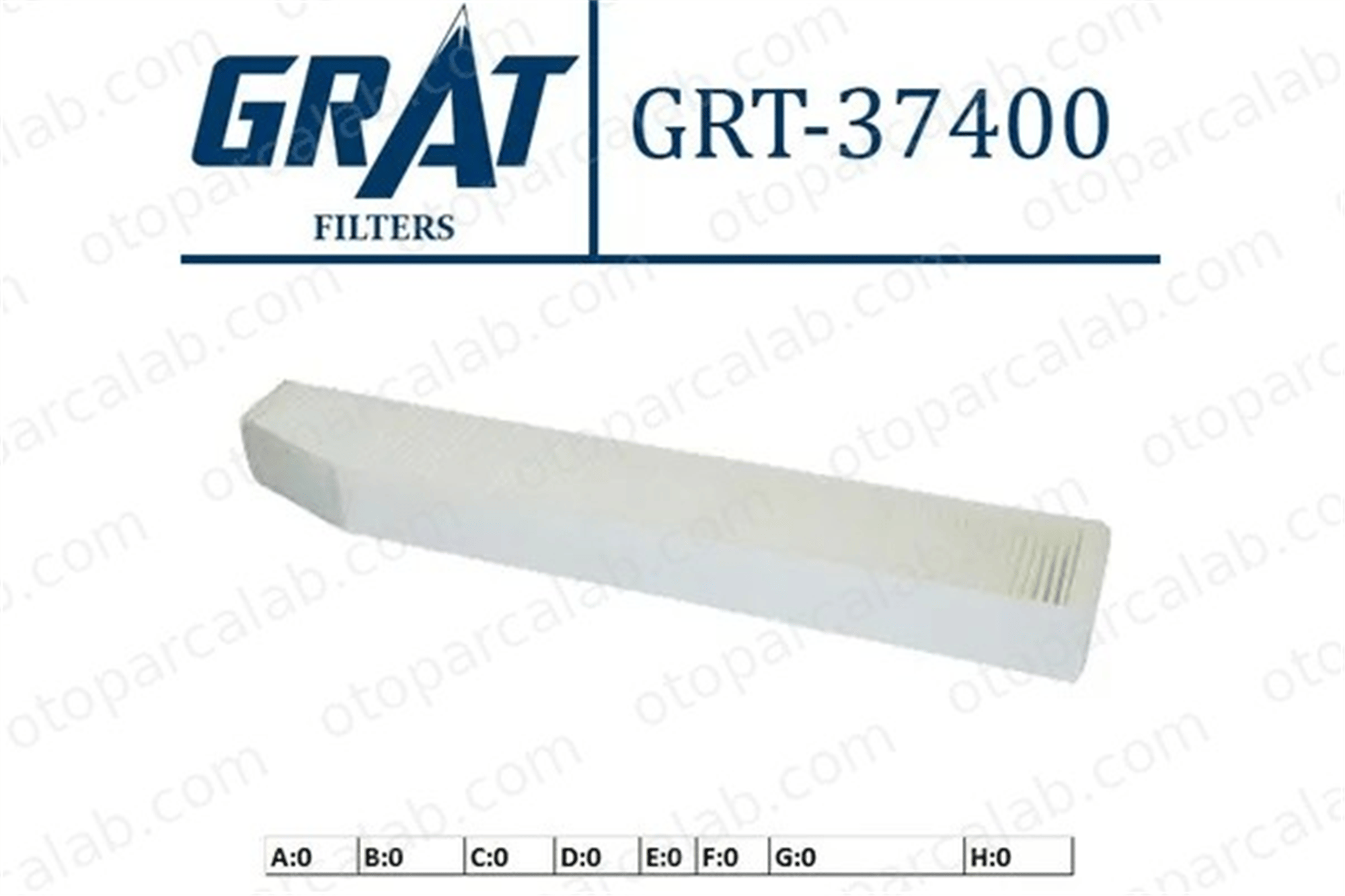 GRAT 37400 Polen Filtresi JEEP CHEROKEE GRAND CHEROKEE II 82208300 5013595AA