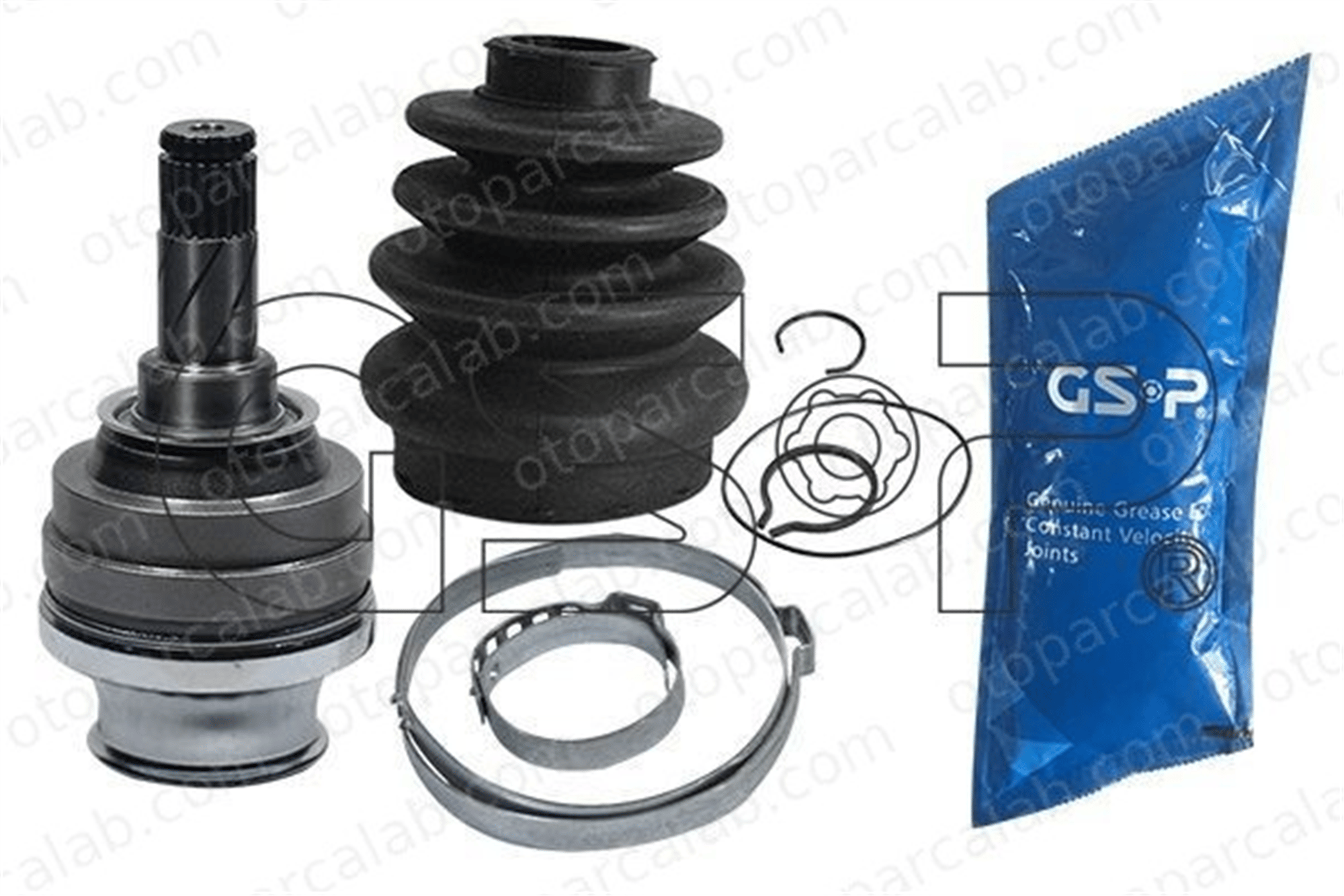 GSP 644004 Aks Kafası Ön İç Sağ veya Sol OPEL ASTRA F Station wagon ASTRA F 374013 374027