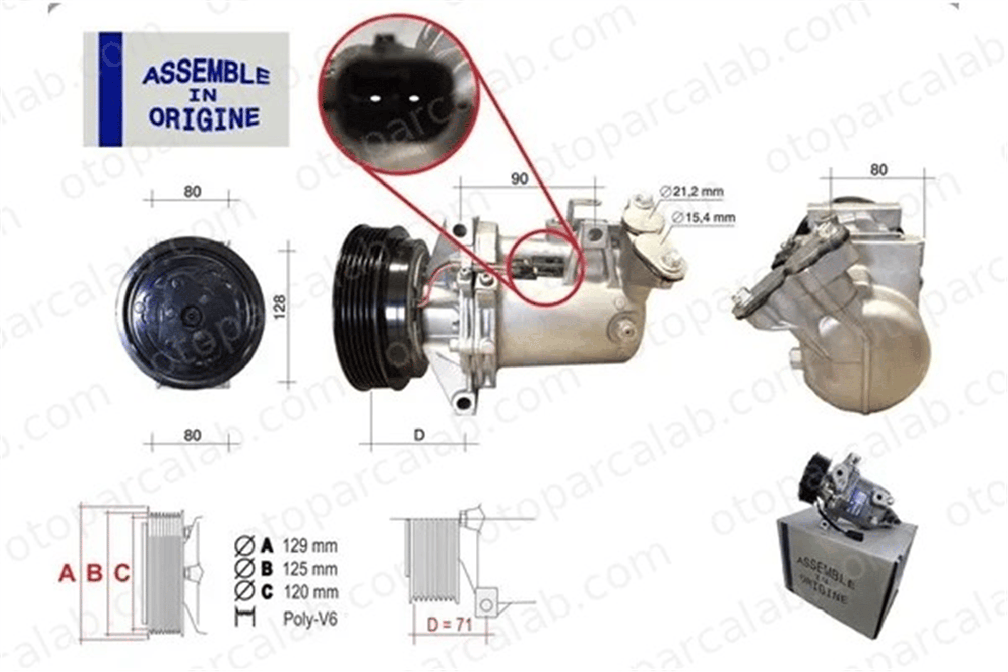 GUA 40670 Klima Kompresörü DACIA DUSTER LODGY 8201025121 926009154R