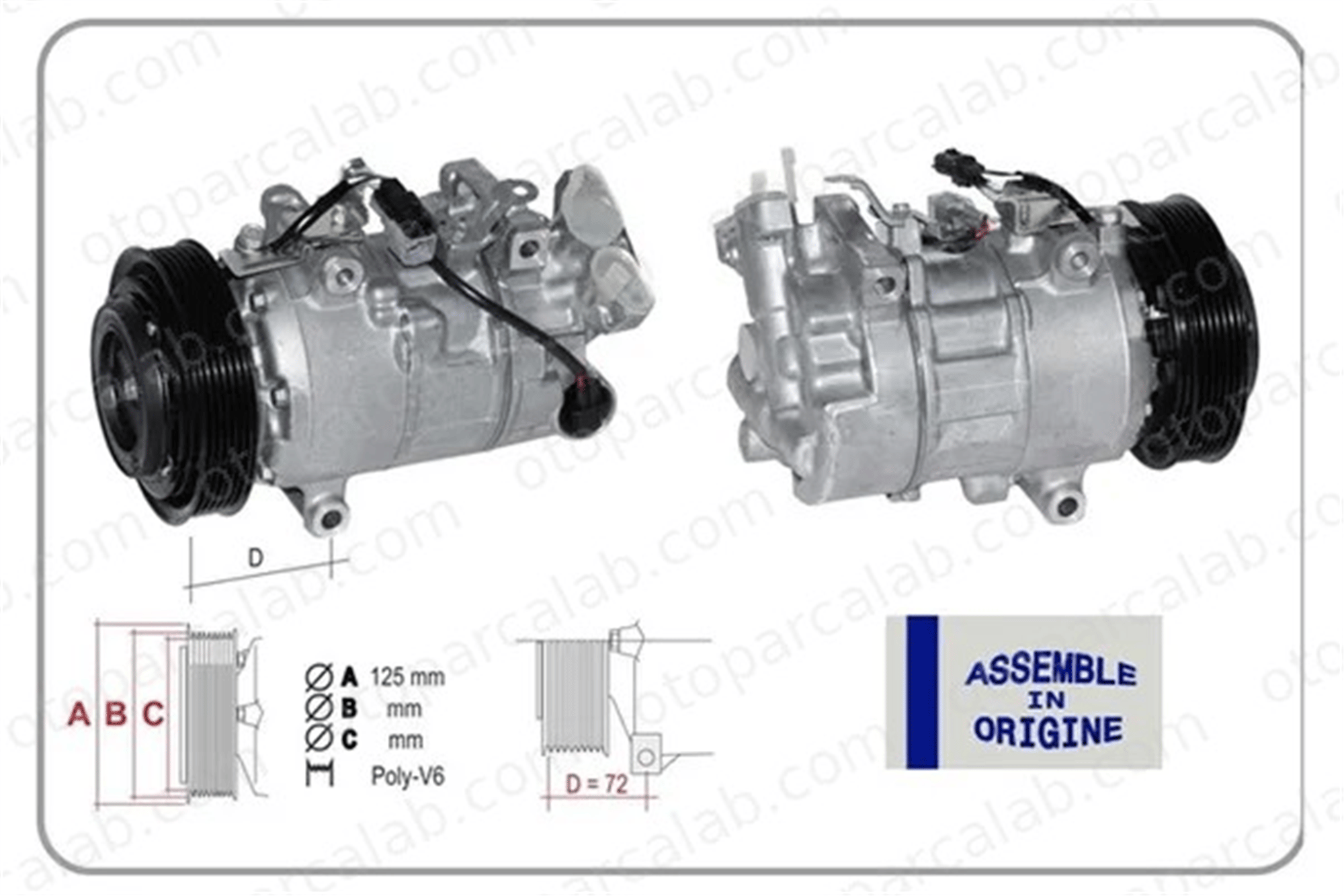 GUA 51333 Klima Kompresörü RENAULT MEGANE IV Grandtour MEGANE IV Hatchback 926003123R 926006231R