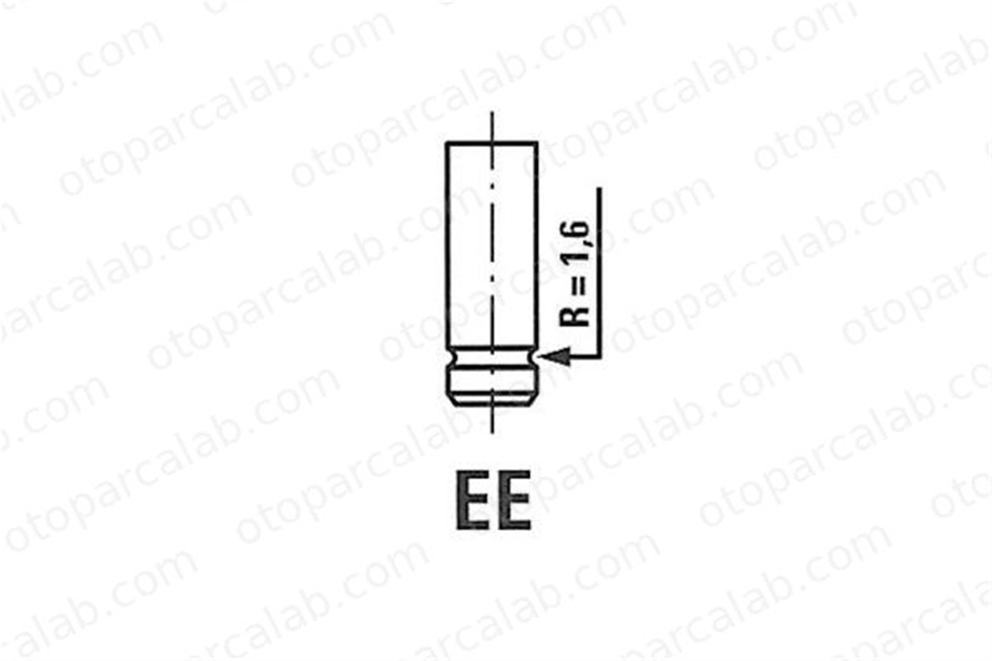 GUNES 4746-4747 Supap GÜNEŞ 4746-4747 ROVER 400 II 800 Hatchback LGH10049 LGH101000