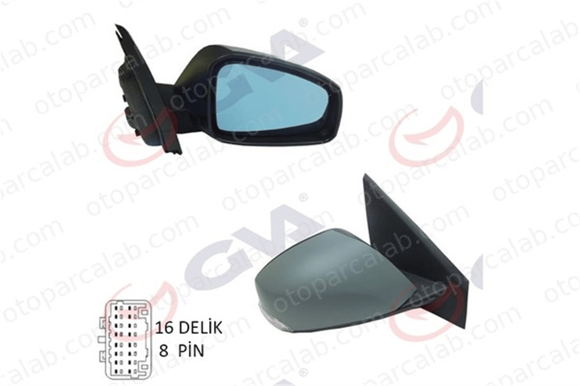 GVA 1018250 Dikiz Aynası Dış Sağ RENAULT LAGUNA III LAGUNA III Grandtour 963010153R 261600001R