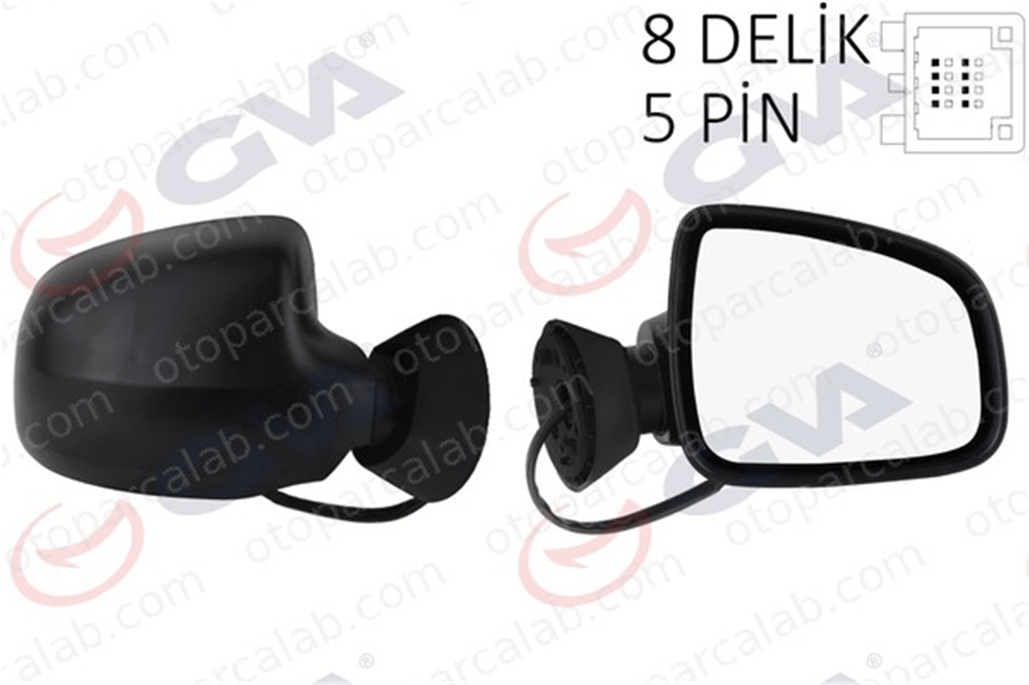 GVA 1019150 Dikiz Aynası Dış Sağ DACIA DUSTER LOGAN 6001549679 963019589R