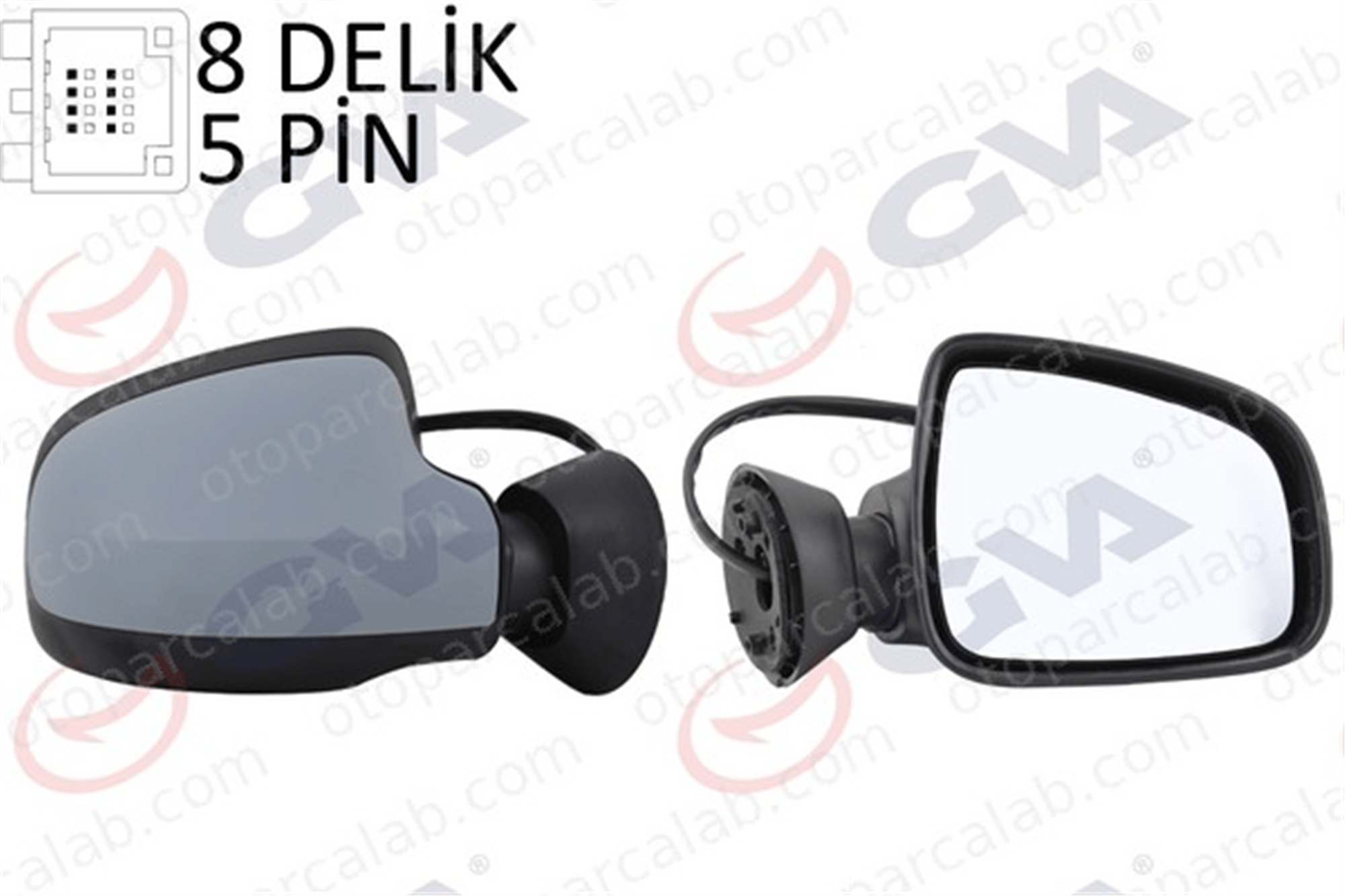 GVA 1019152 Dikiz Aynası Dış Sağ DACIA DUSTER LOGAN 963017247R 6001549681