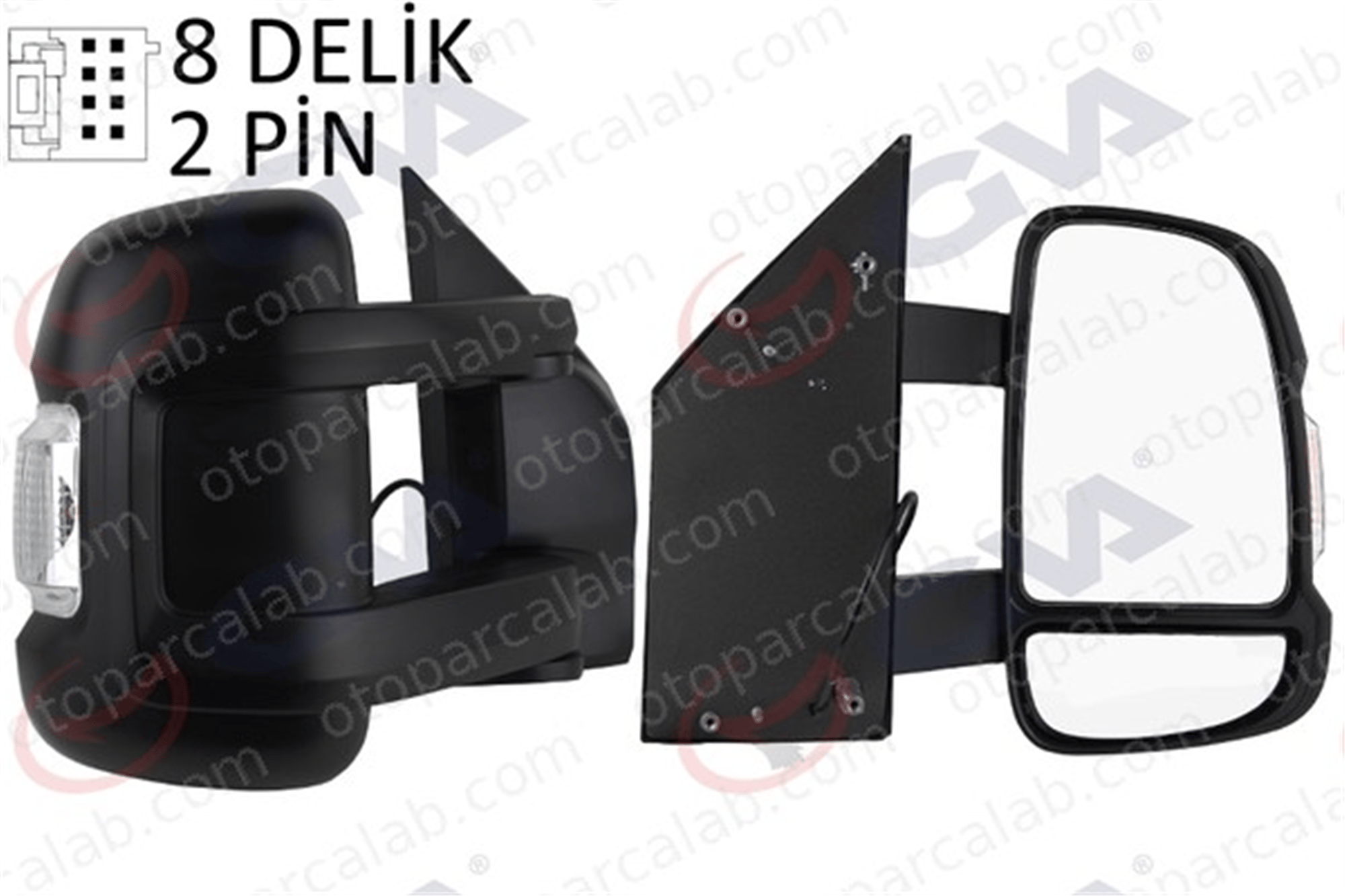 GVA 1027146 Dikiz Aynası Dış Sağ CITROËN JUMPER Panelvan/Van JUMPER Platform şasi 8153W1 1633561180
