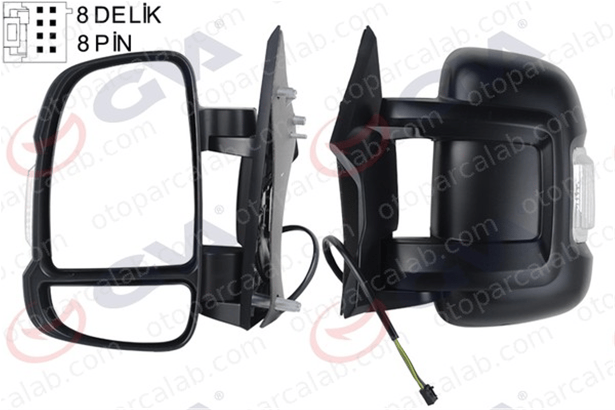 GVA 1027151 Dikiz Aynası Dış Sol CITROËN JUMPER Panelvan/Van JUMPER Platform şasi 735424423 735480934