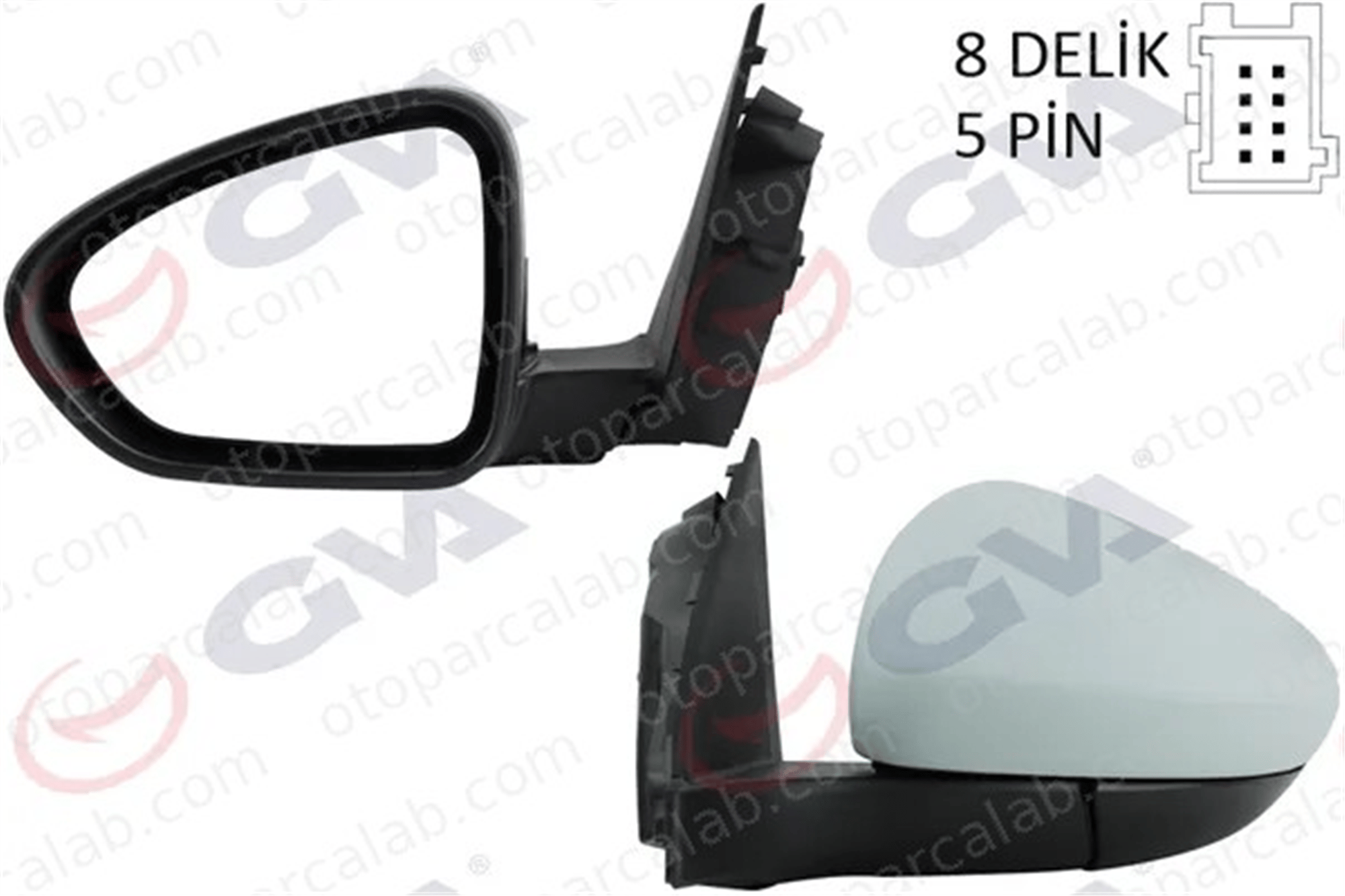 GVA 1029211 Dikiz Aynası Dış Sol FIAT TIPO Hatchback TIPO Station wagon 735646195 735656599