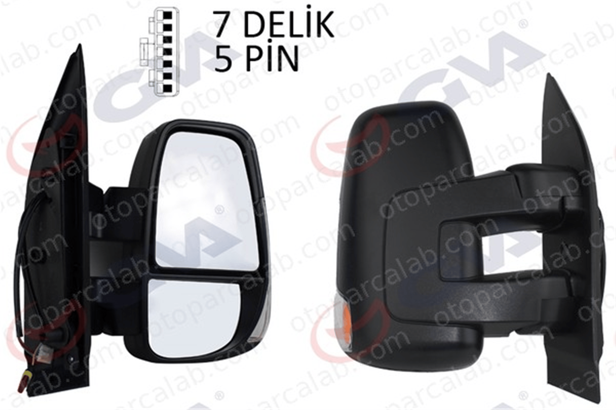 GVA 1029930 Dikiz Aynası Dış Sağ IVECO DAILY IV Platform şasi DAILY IV Panelvan/Van 3800414