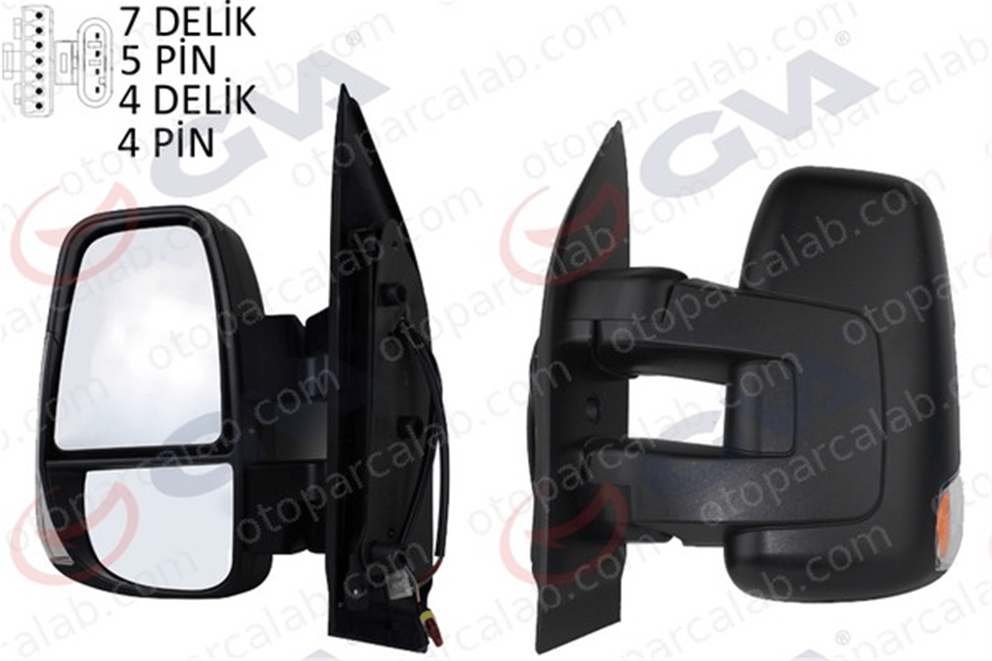 GVA 1029941 Dikiz Aynası Dış Sol IVECO DAILY VI Platform şasi DAILY VI Panelvan/Van 5801552556 5802028039