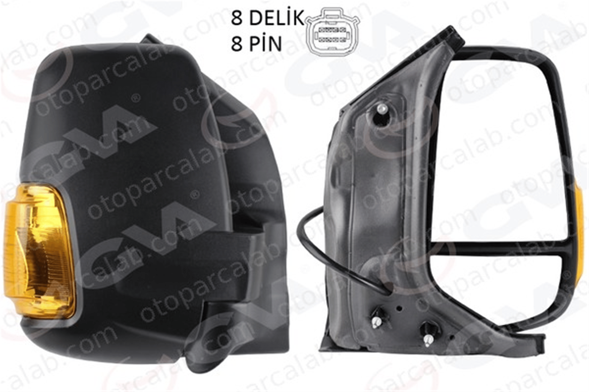 GVA 1032106 Dikiz Aynası Dış Sağ FORD TRANSIT V363 Panelvan/Van TRANSIT V363 Platform şasi BK3117682RK5JA6 1932579