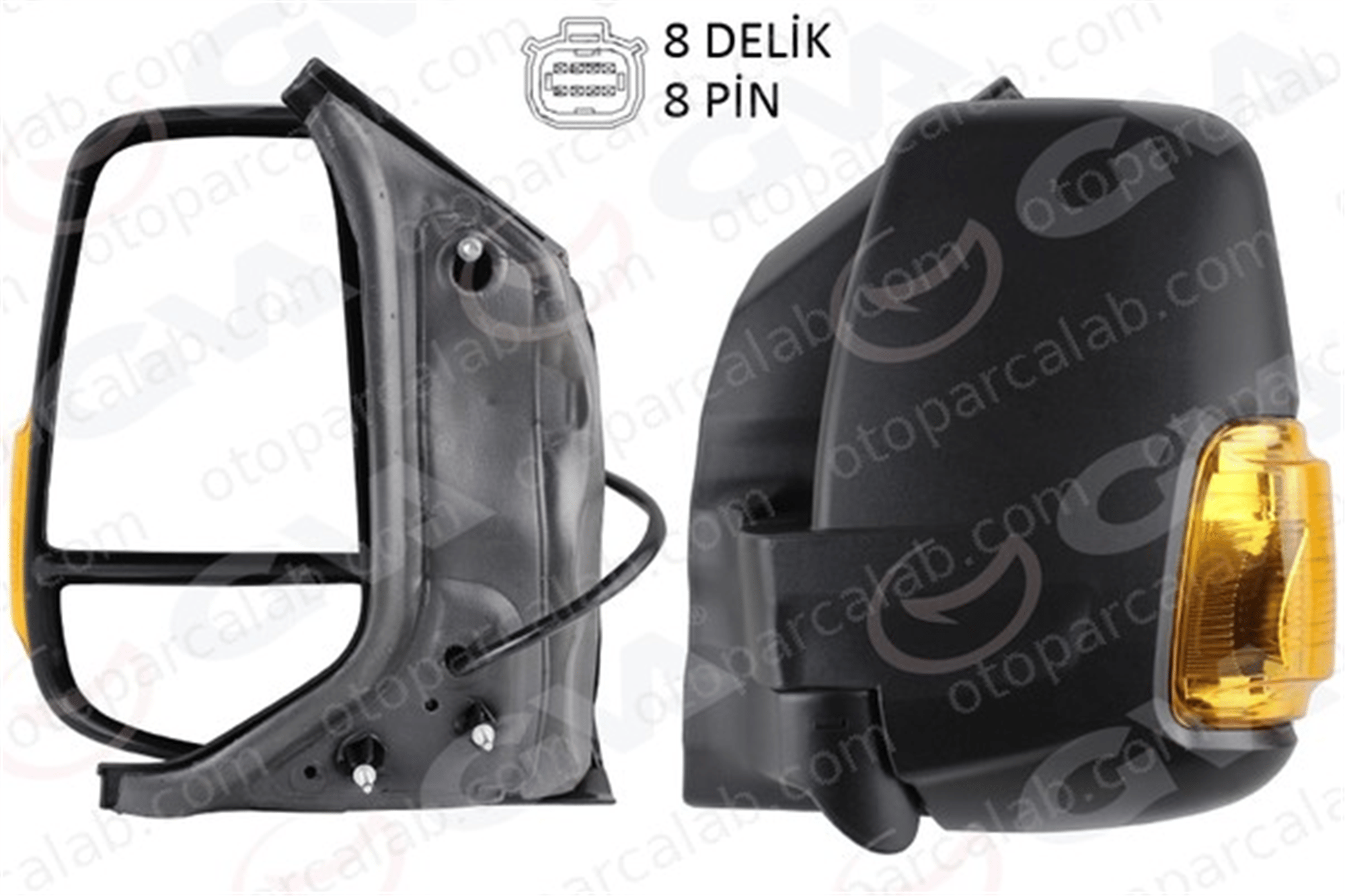 GVA 1032107 Dikiz Aynası Dış Sol FORD TRANSIT V363 Panelvan/Van TRANSIT V363 Minibüs/Otobüs BK3117683RL5JA6 1932563