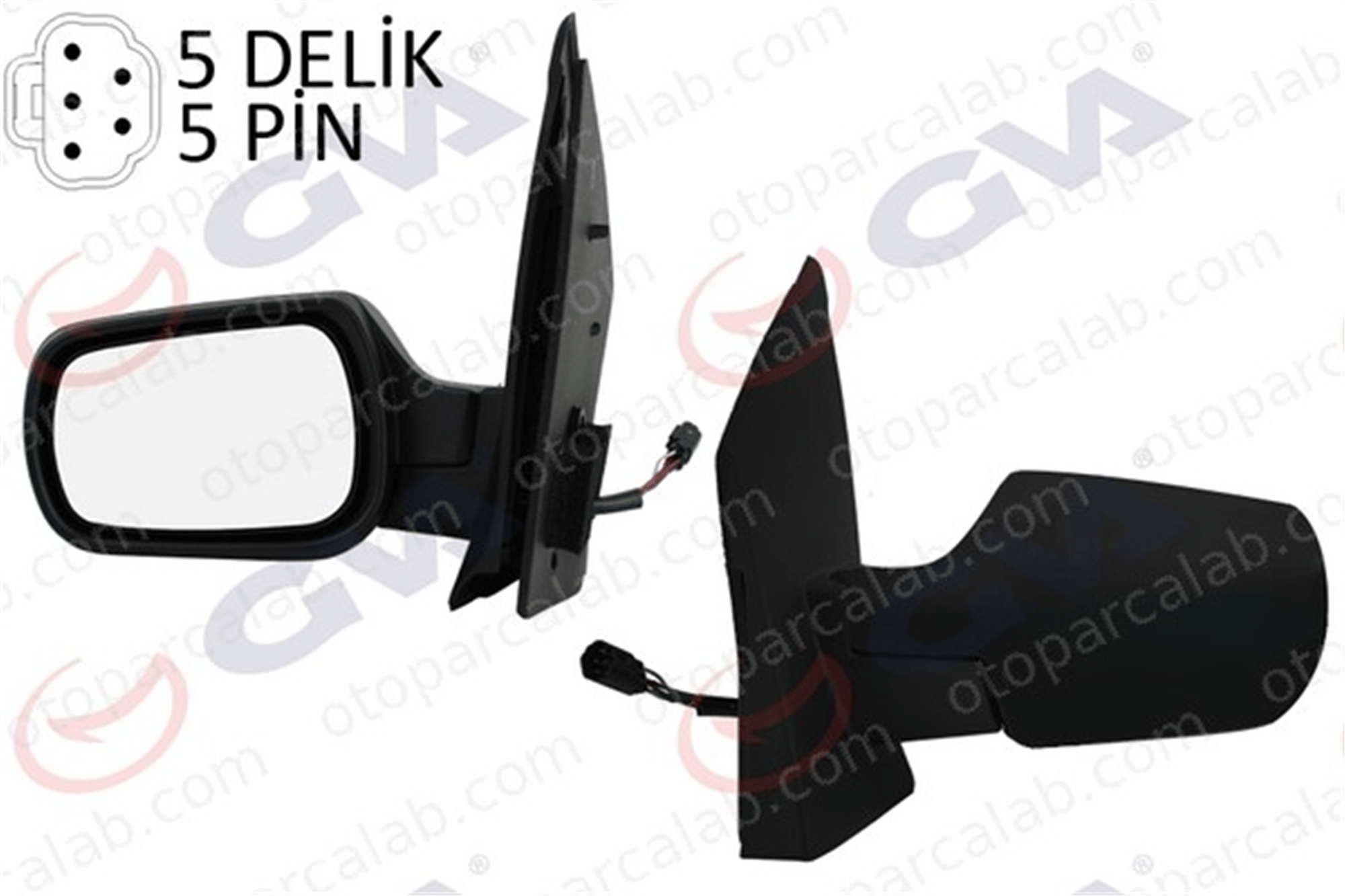 GVA 1037131 Dikiz Aynası Dış Sol FORD FIESTA V 2S6117683BP 1233353
