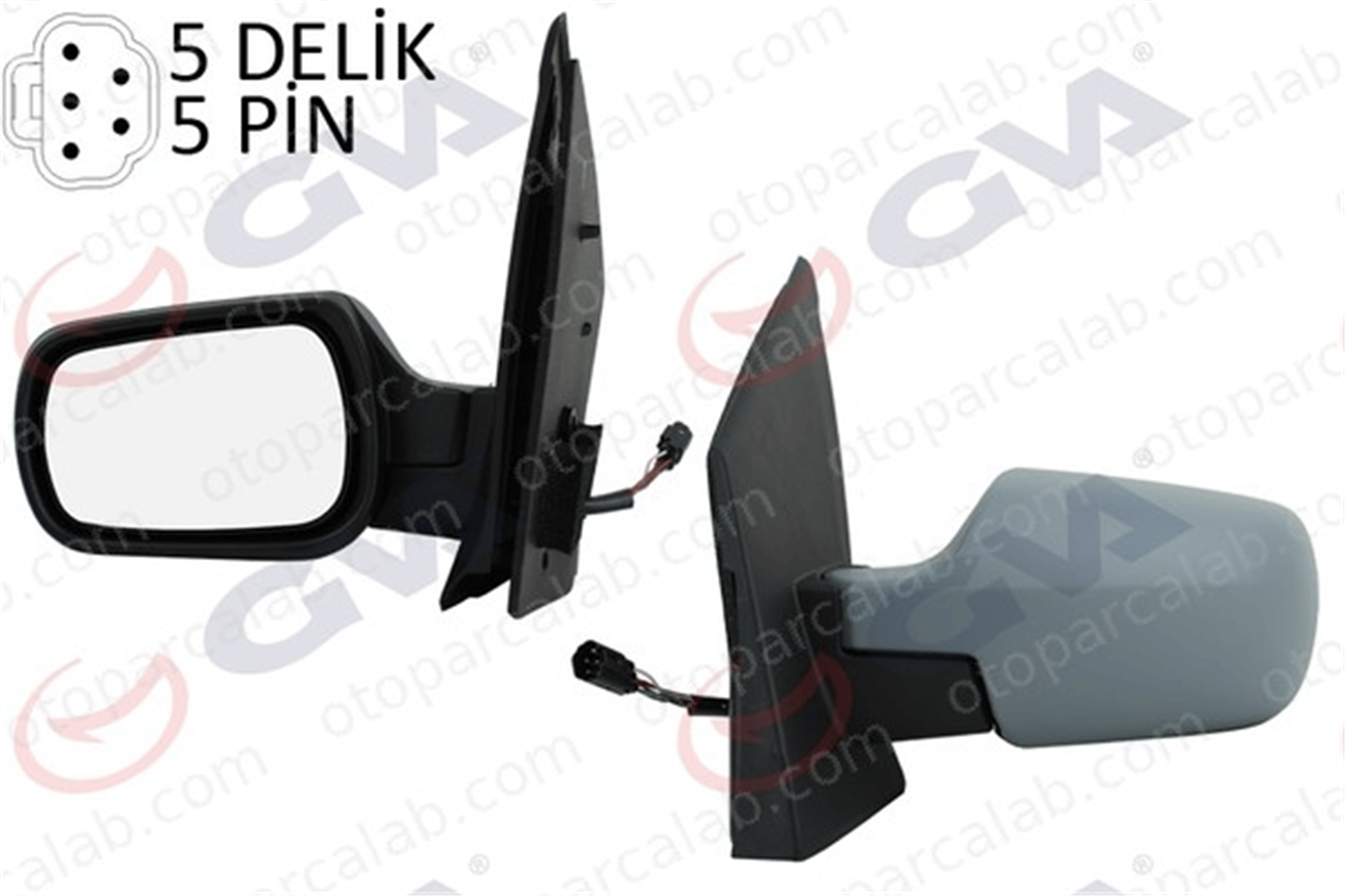 GVA 1037133 Dikiz Aynası Dış Sol FORD FIESTA V 2S6117683BP 1233353