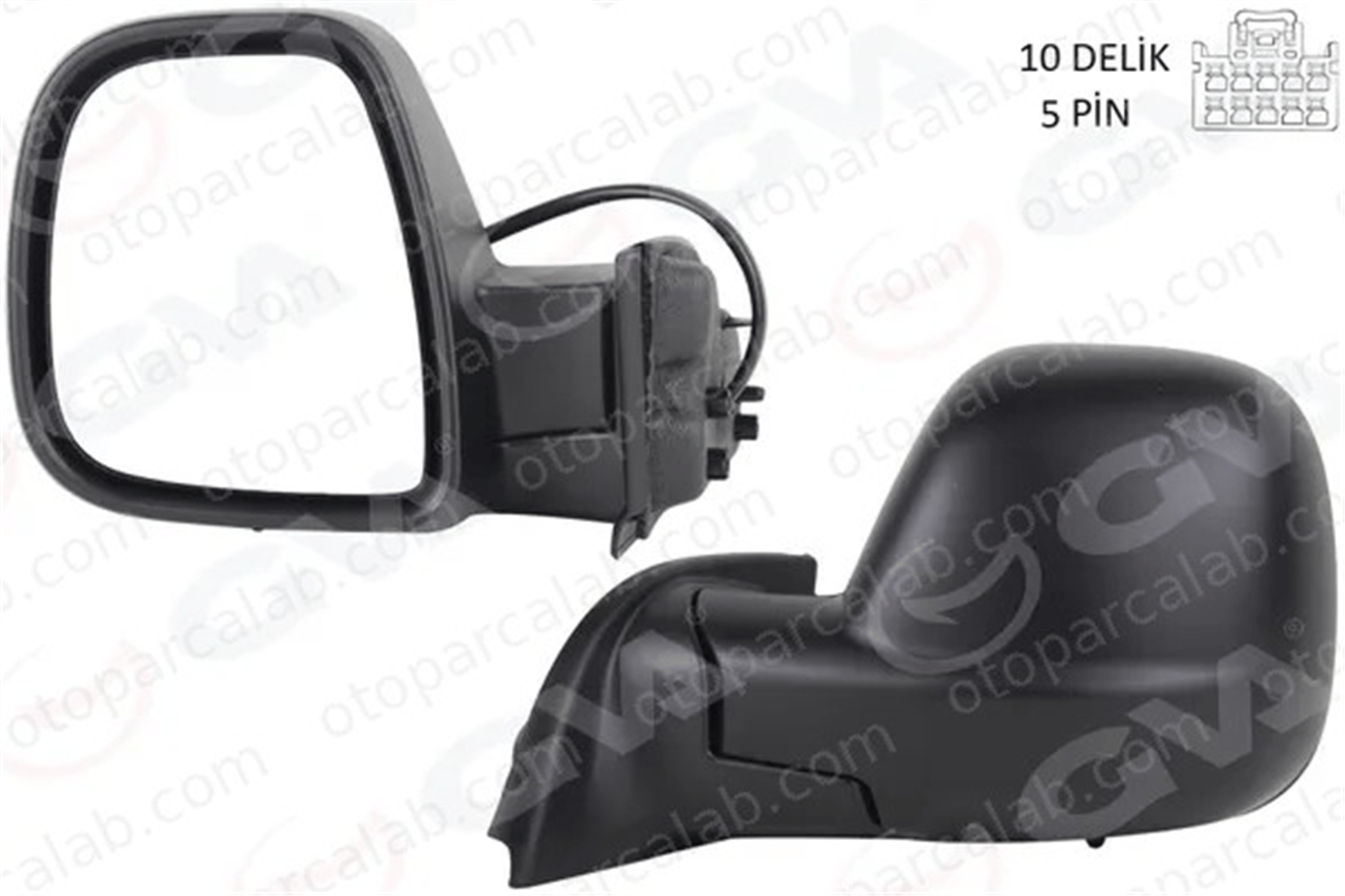 GVA 1045165 Dikiz Aynası Dış Sol CITROËN BERLINGO Kasa/büyük limuzin OPEL COMBO Kasa/büyük limuzin 98169898XT 98087413XT
