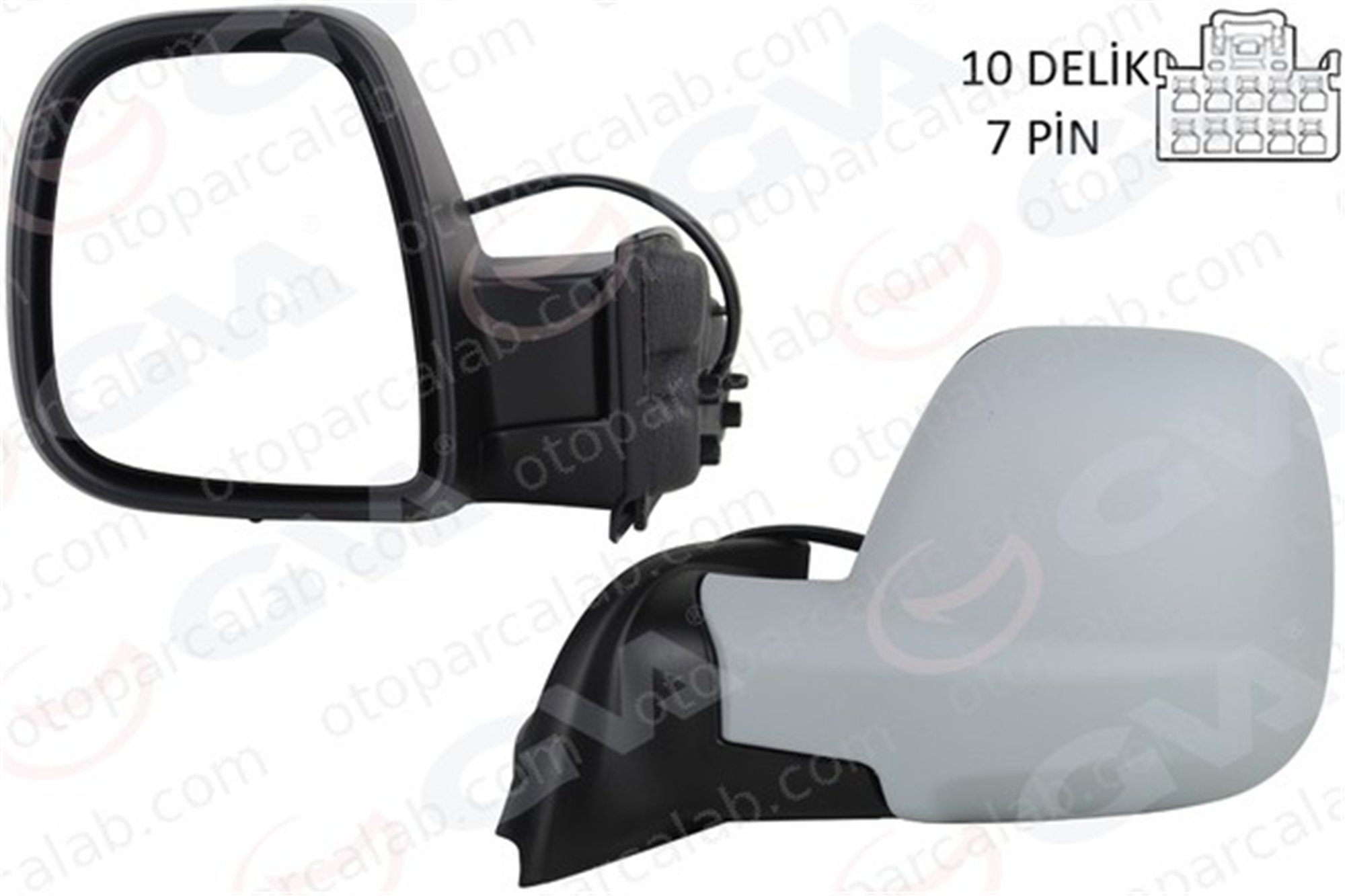 GVA 1045171 Dikiz Aynası Dış Sol CITROËN BERLINGO Kasa/büyük limuzin OPEL COMBO Kasa/büyük limuzin 98169929XT 1616869680