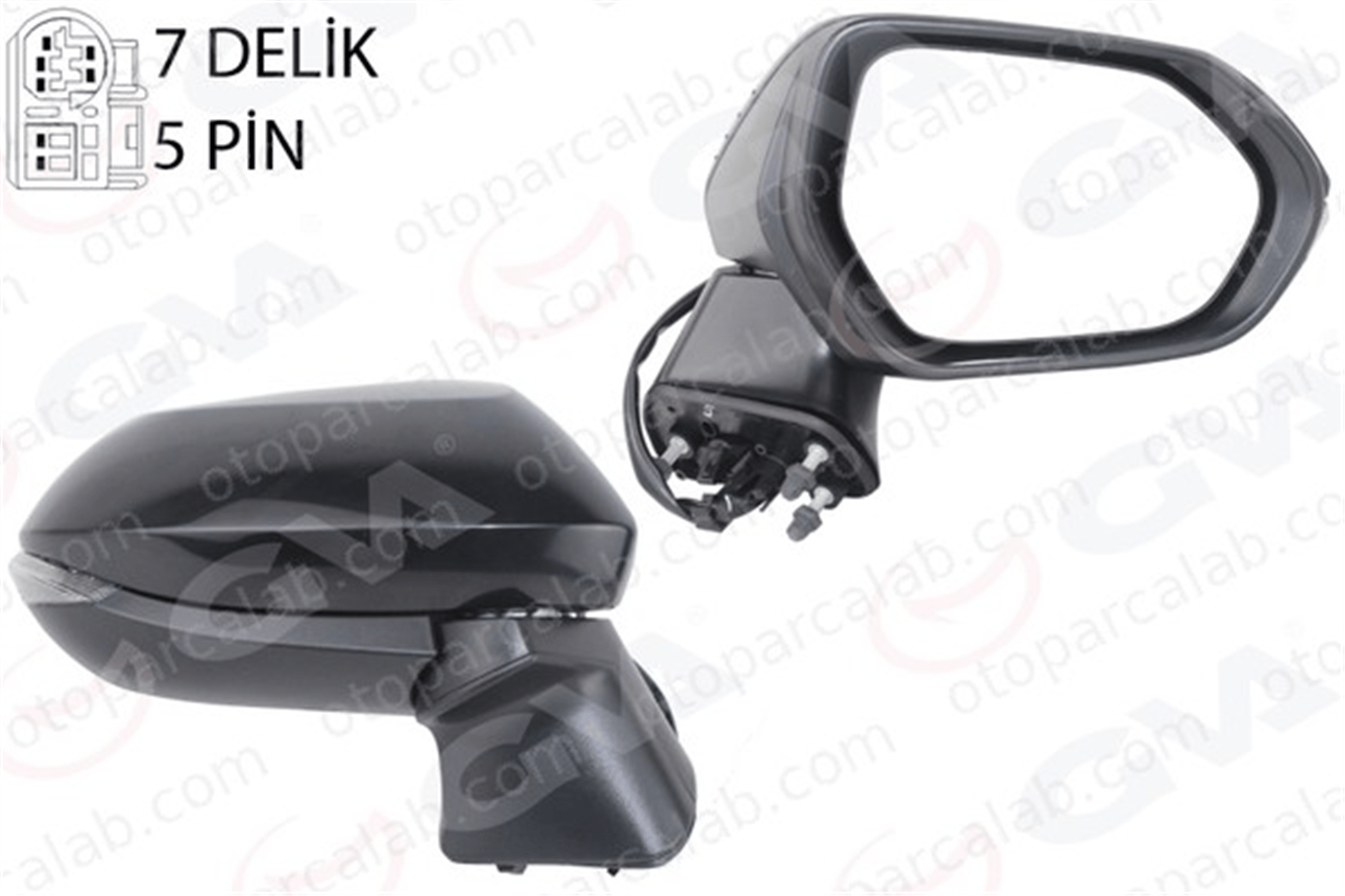GVA 1071144 Dikiz Aynası Dış Sağ TOYOTA COROLLA Hatchback COROLLA Sedan 8791002924 51000099917
