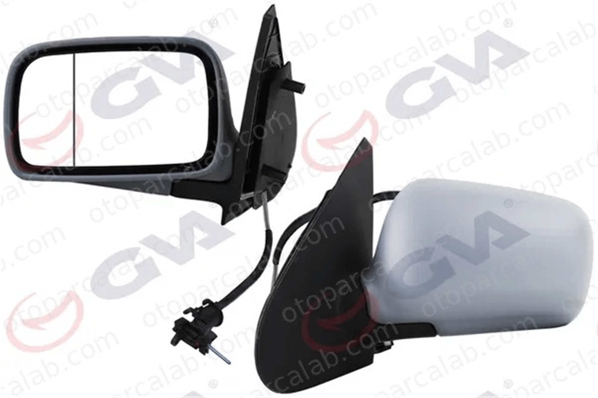 GVA 1075411 Dikiz Aynası Dış Sol VW POLO III POLO Van Kasa/eğik arka 6N1857507GRU 6N1857521A
