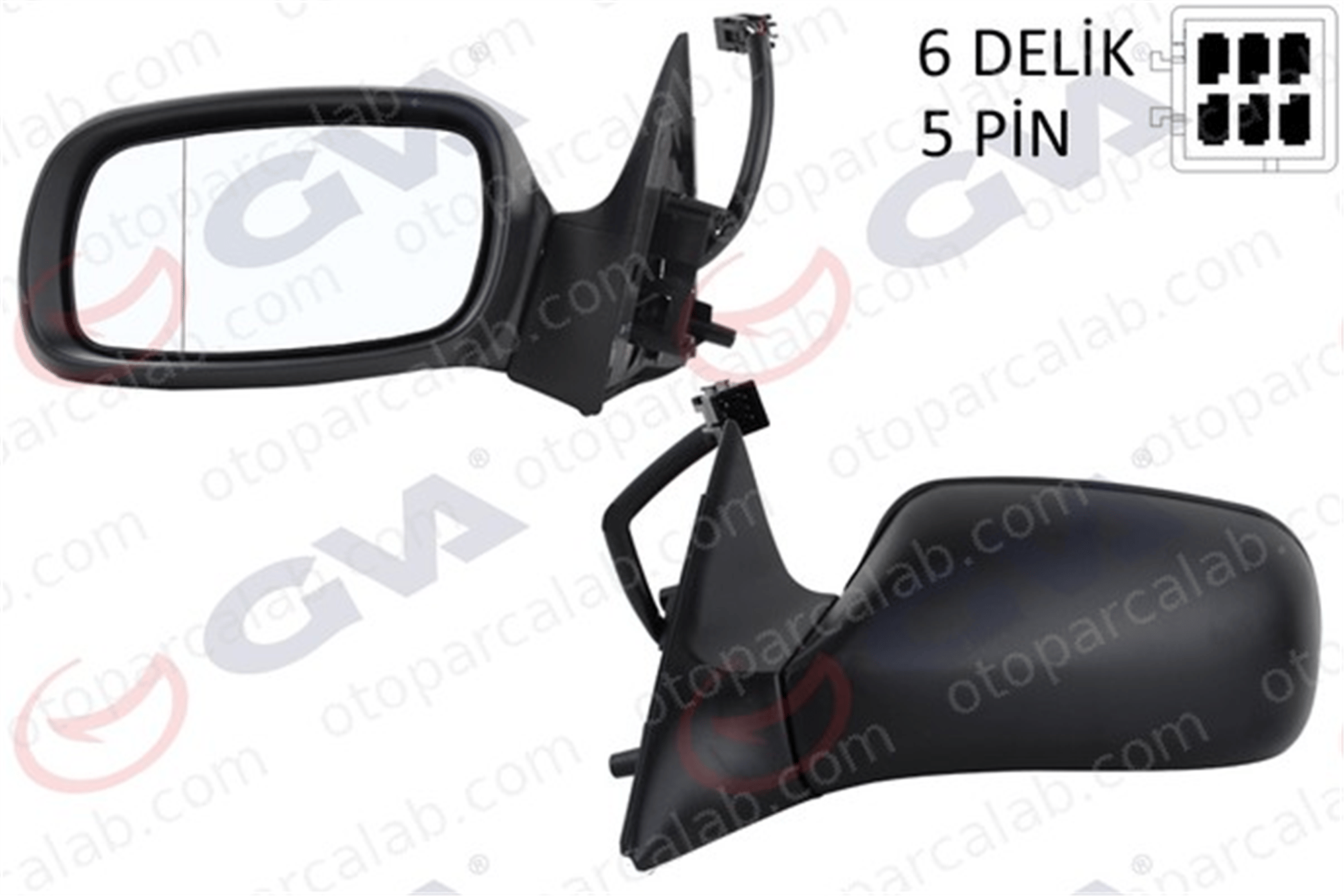 GVA 1090106 Dikiz Aynası Dış Sol OPEL ASTRA F Station wagon ASTRA F 1426397 1428793