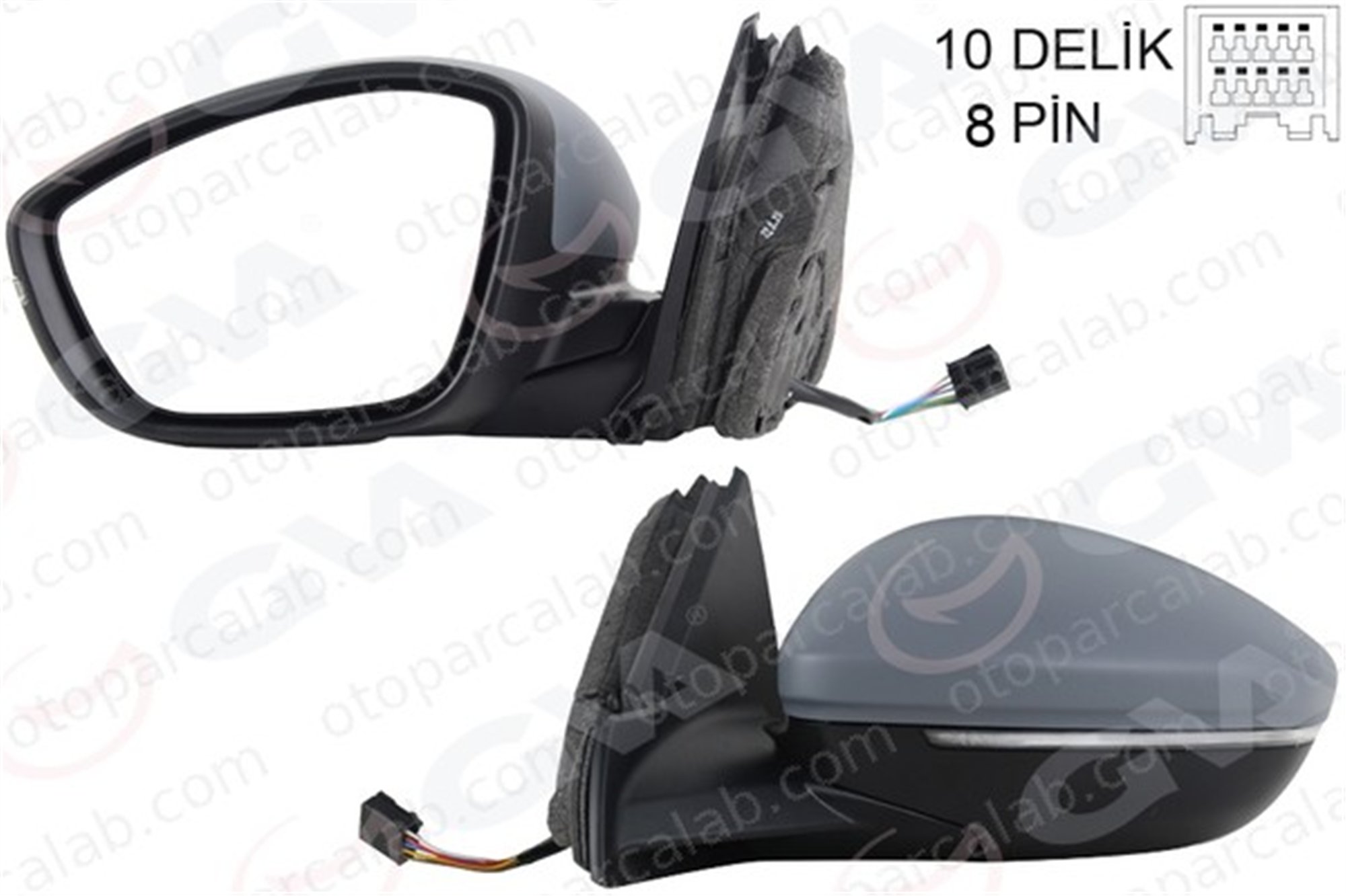 GVA 1090230 Dikiz Aynası Dış Sol PEUGEOT 208 II OPEL CORSA F 983758881T 98260232XT