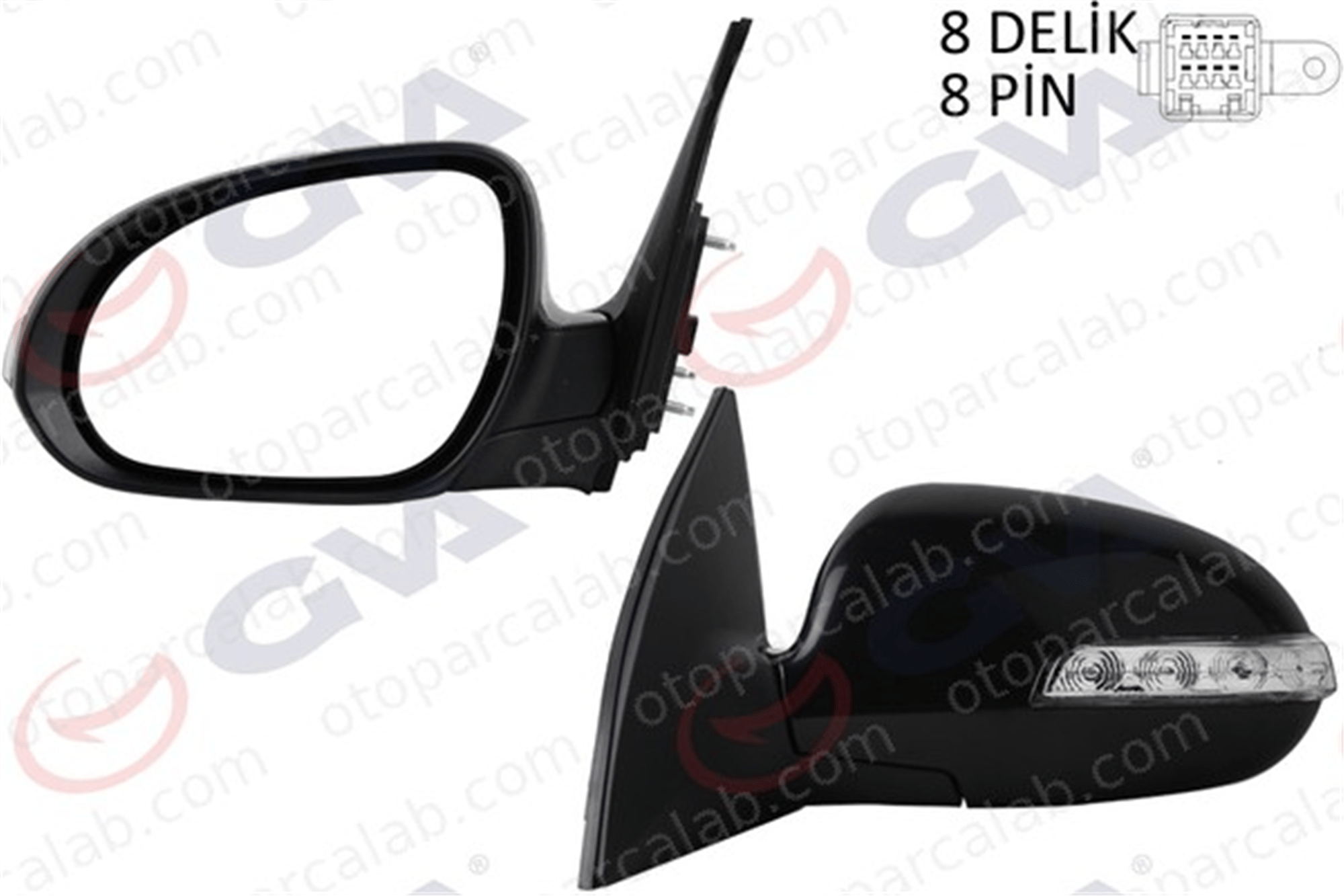 GVA 1091376 Dikiz Aynası Dış Sol HYUNDAI i30 i30 Station wagon 876102L100 876102R100