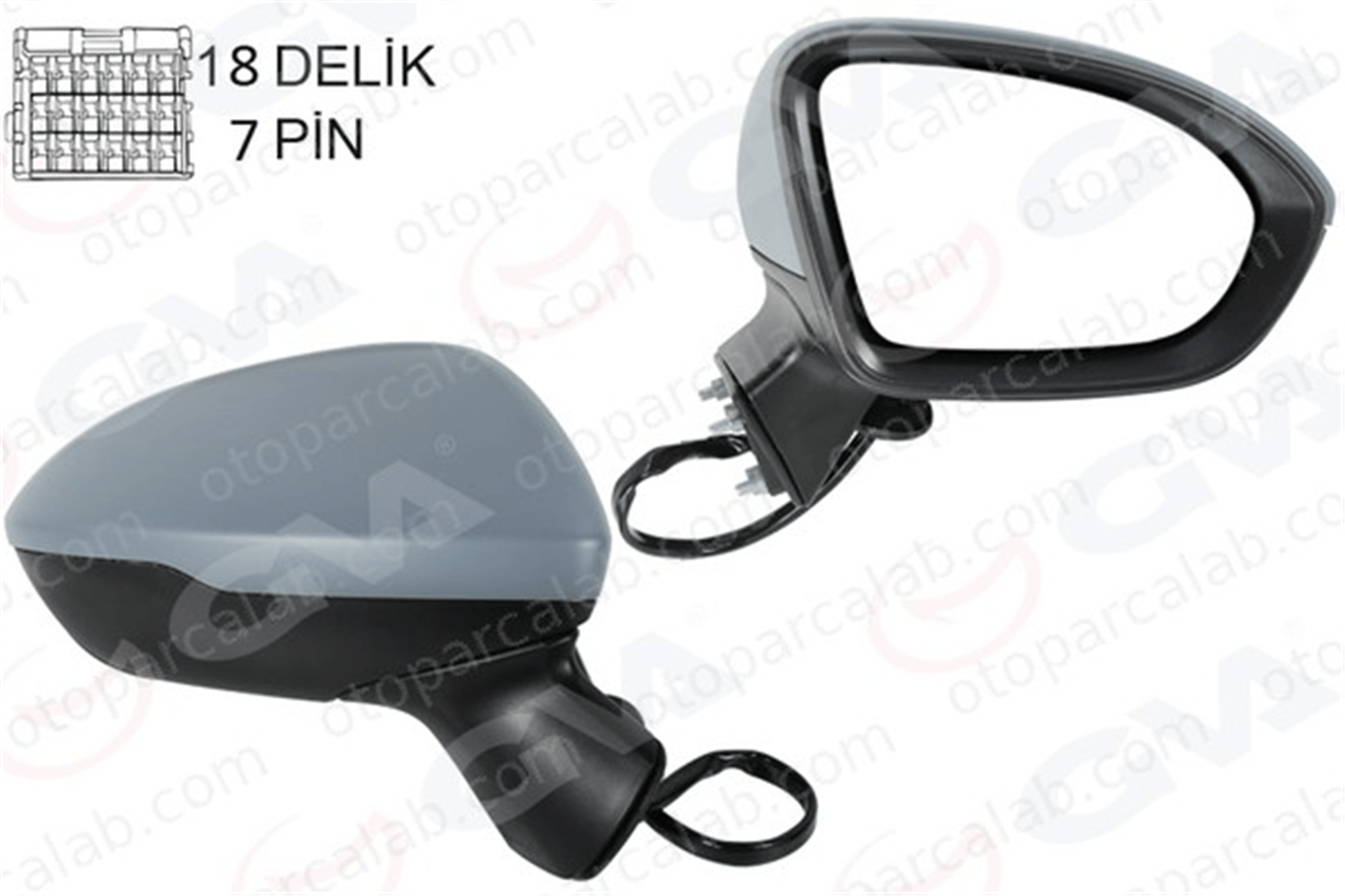 GVA 1099124 Dikiz Aynası Dış Sağ OPEL ASTRA K ASTRA K Sports Tourer 13453538 13396541