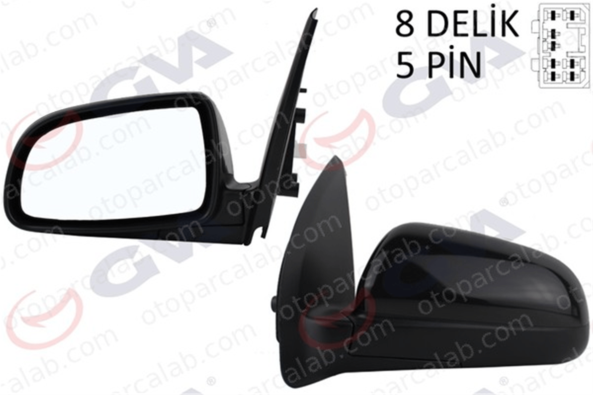 GVA 1099171 Dikiz Aynası Dış Sol CHEVROLET AVEO / KALOS Hatchback AVEO / KALOS Sedan 96600399 96543118