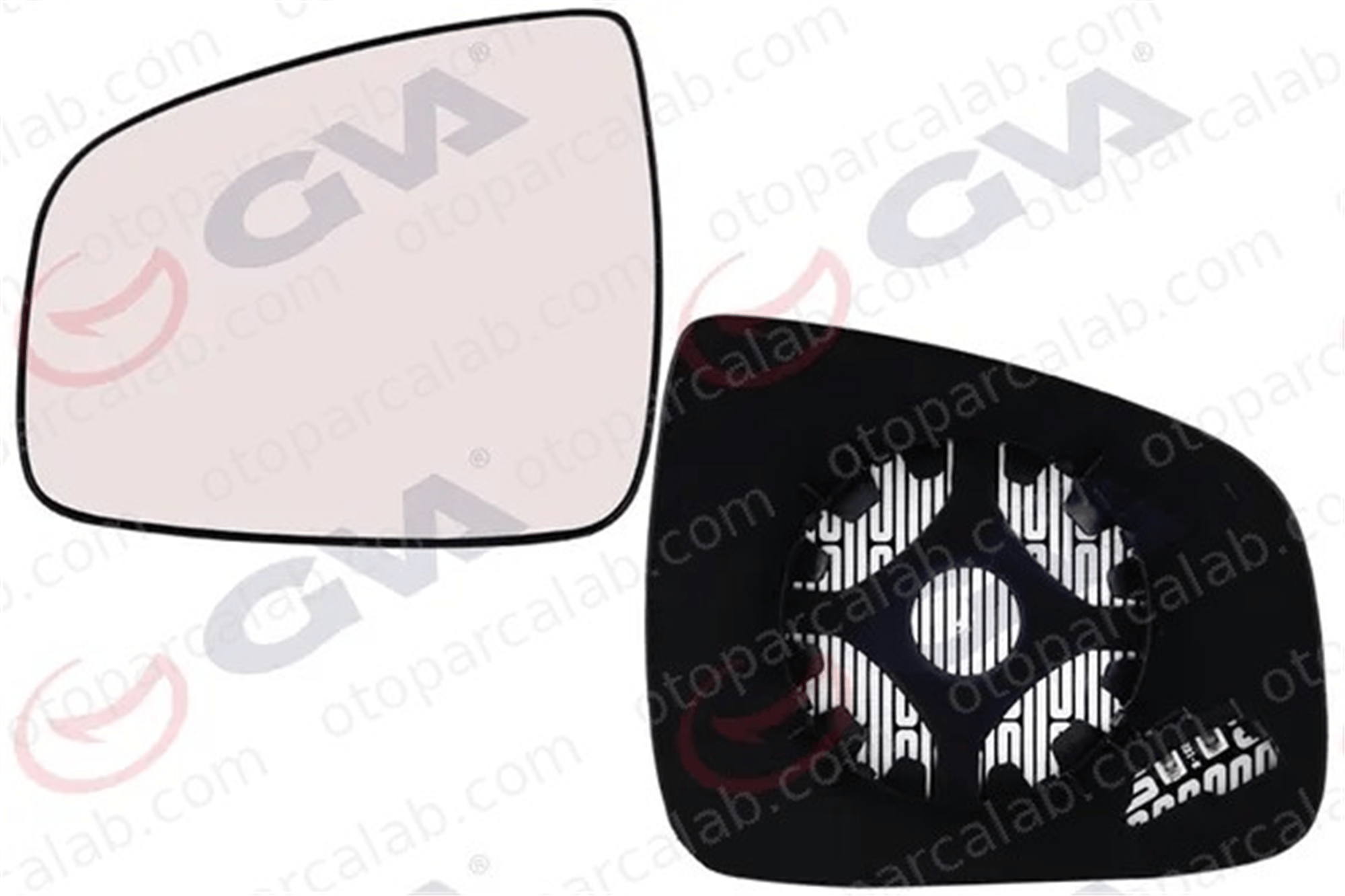 GVA 1119020 Ayna Camı Dış Sol DACIA DUSTER LOGAN 6001549716 963661279R