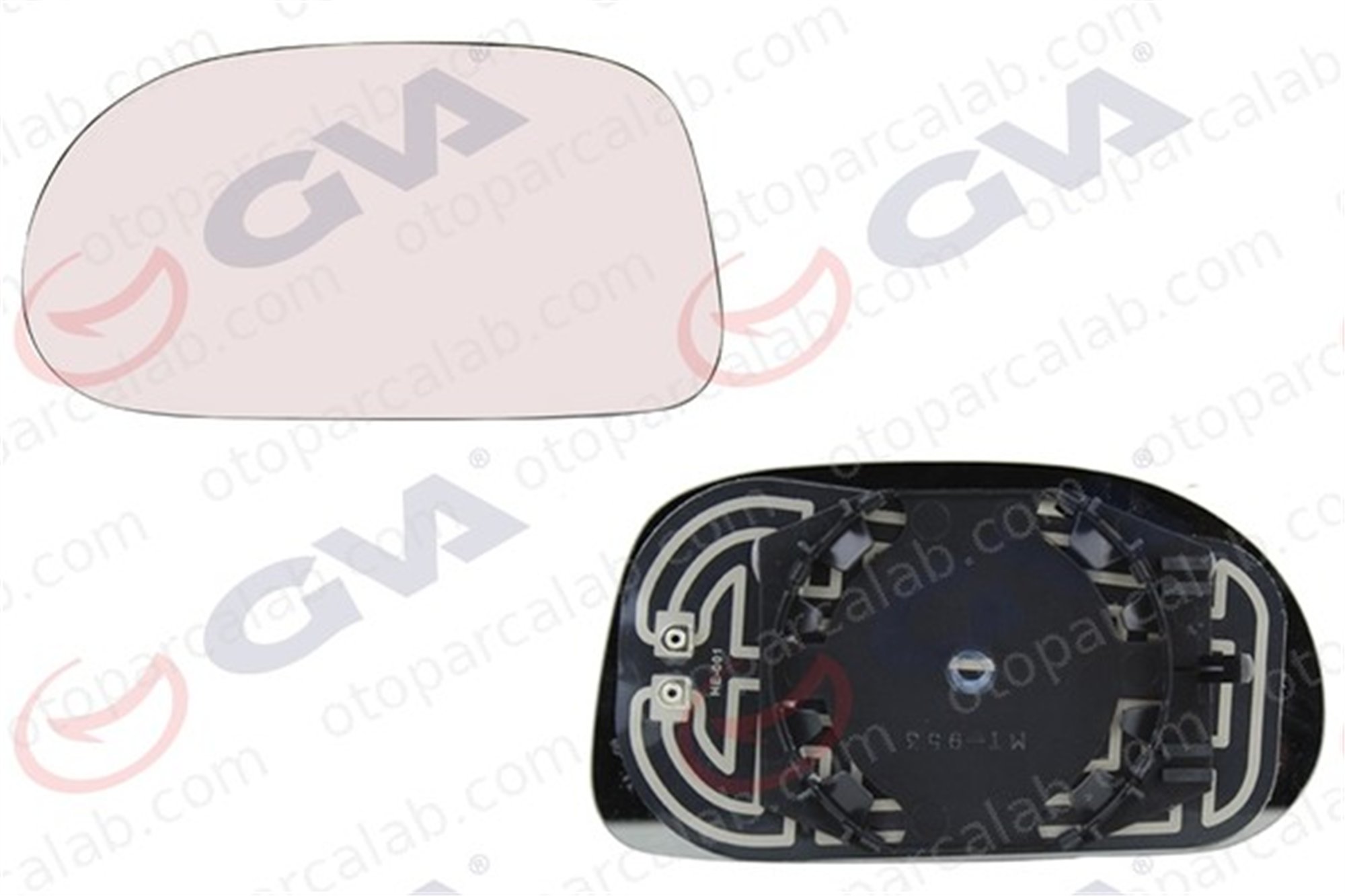 GVA 1125003 Ayna Camı Dış Sol FIAT MAREA BRAVO I 71711177